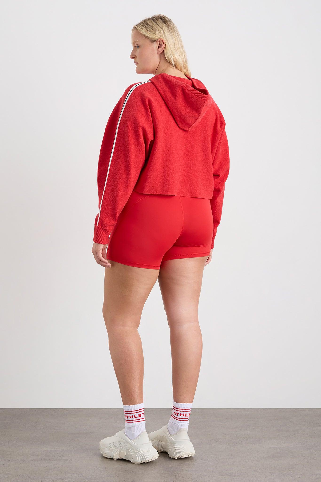 Crop Knit Hoodie 405 Product Image