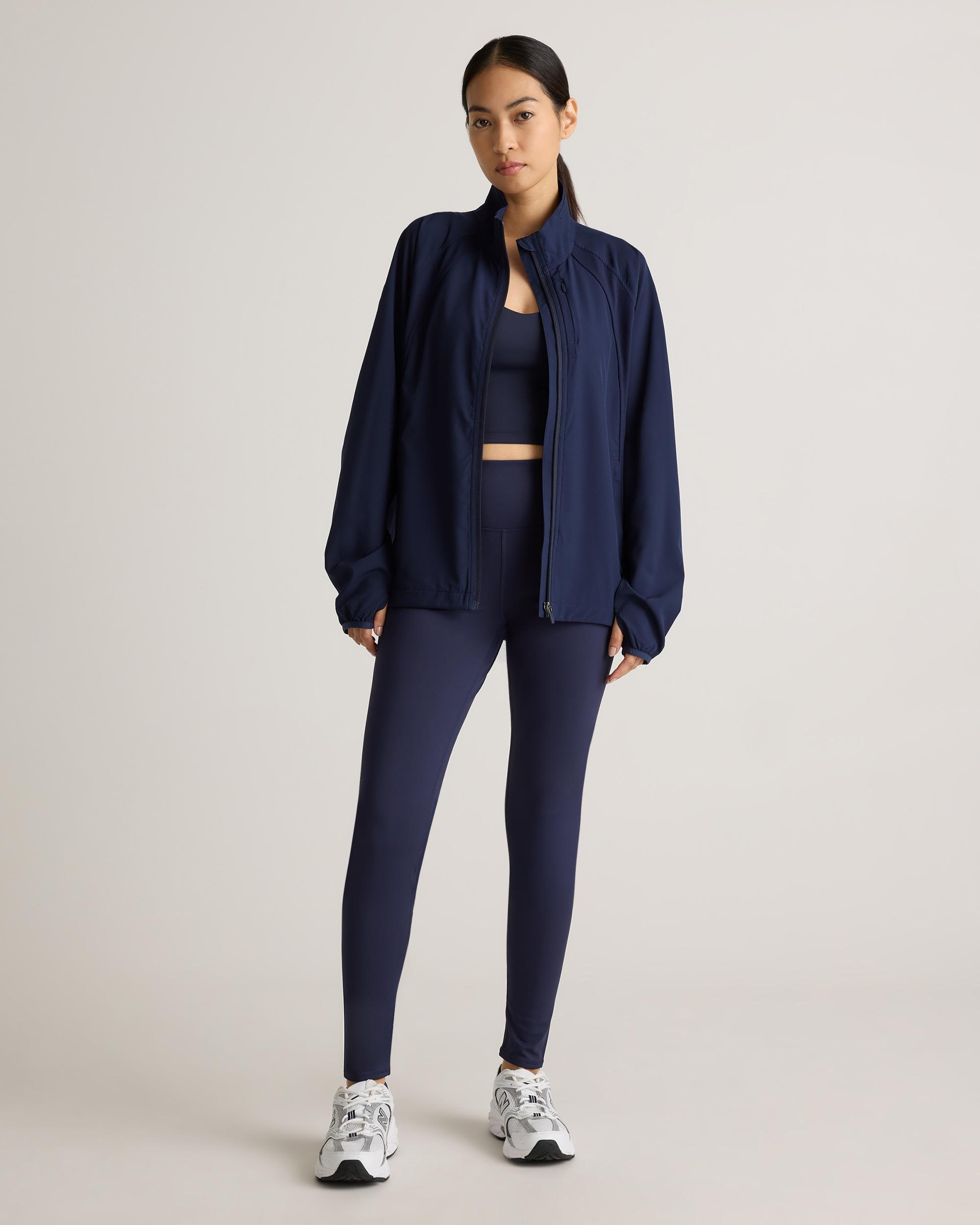 Quince | Women's Race Day Full-Zip Jacket Size XL, Recycled Polyester Product Image