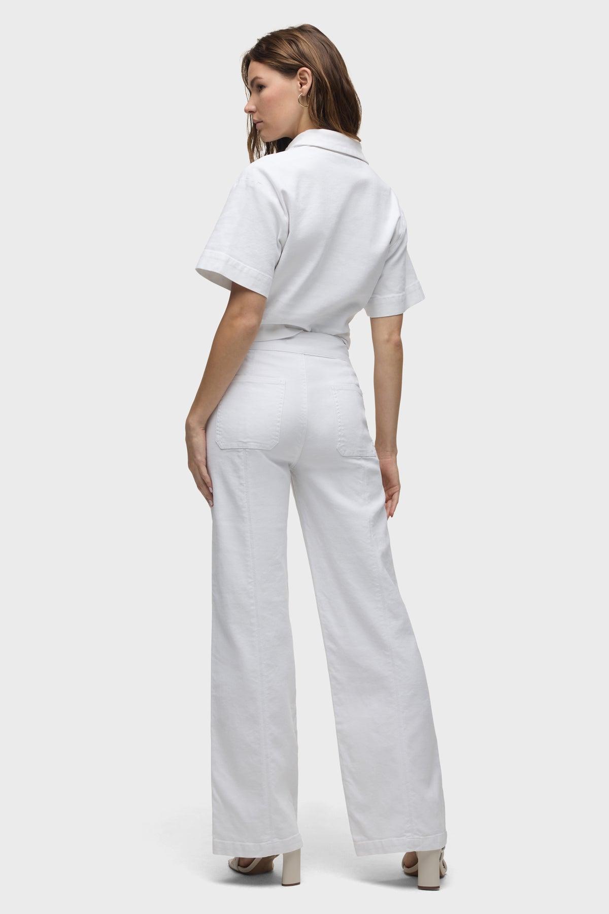 Tie Waist Pintucked Trouser Pant Female Product Image