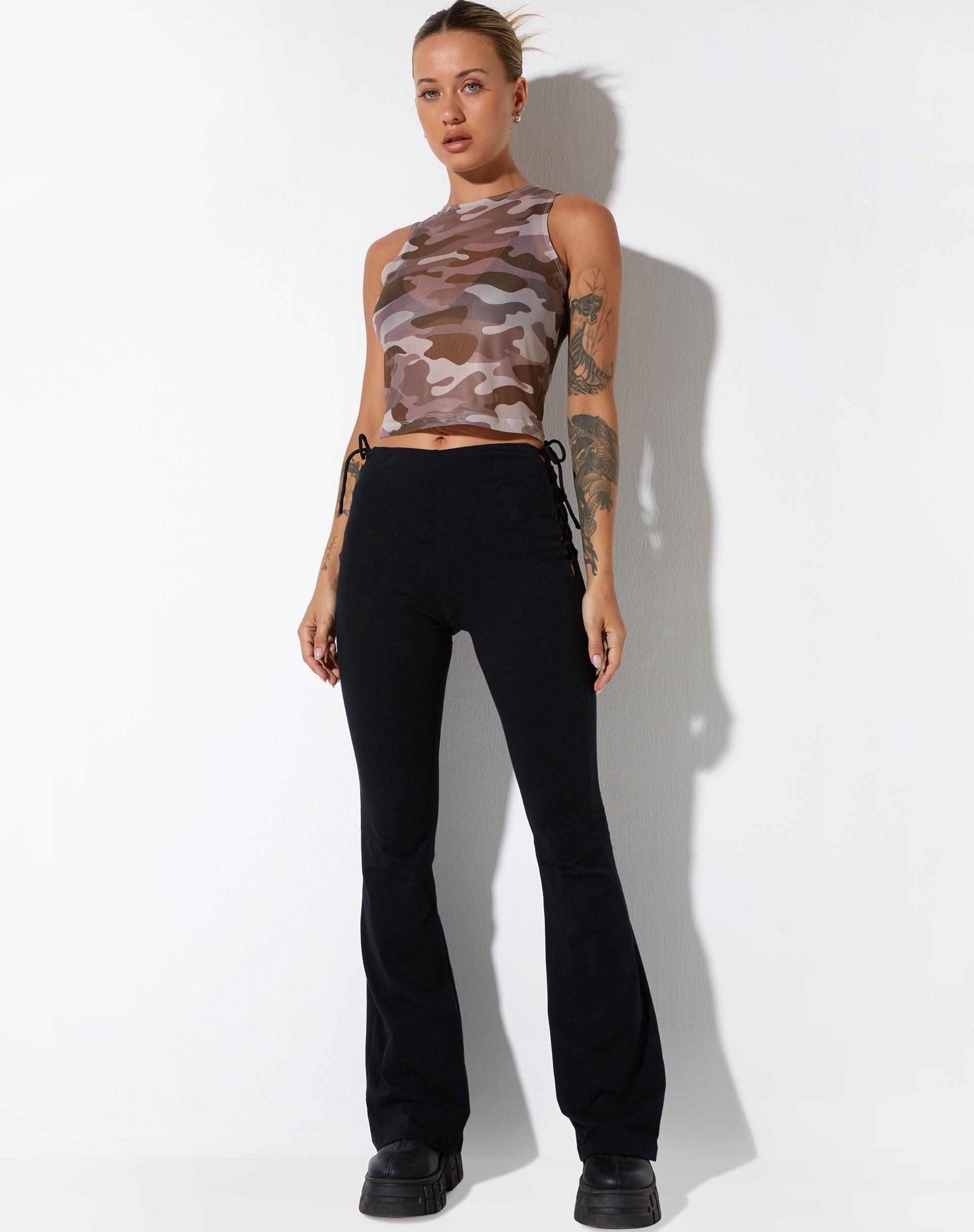 Bika Vest Top in Camo Product Image