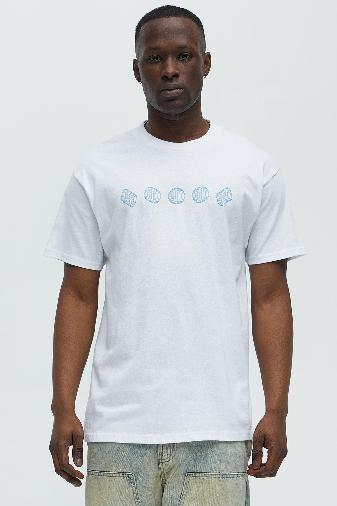 Make Your Own Wave Short Sleeve Tee - White Male Product Image