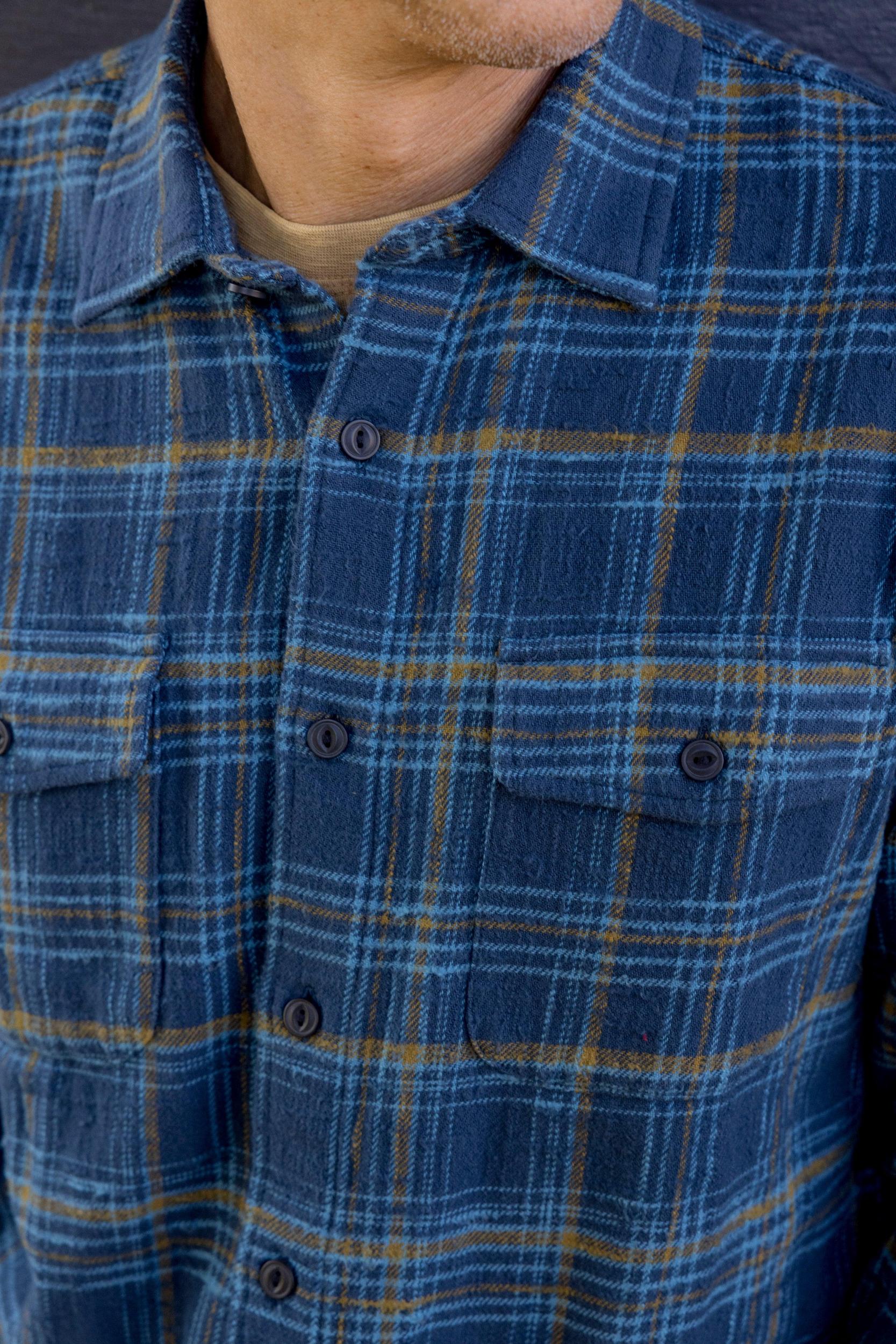 Vintage Slub Twill Shirt - Blue Curry Product Image