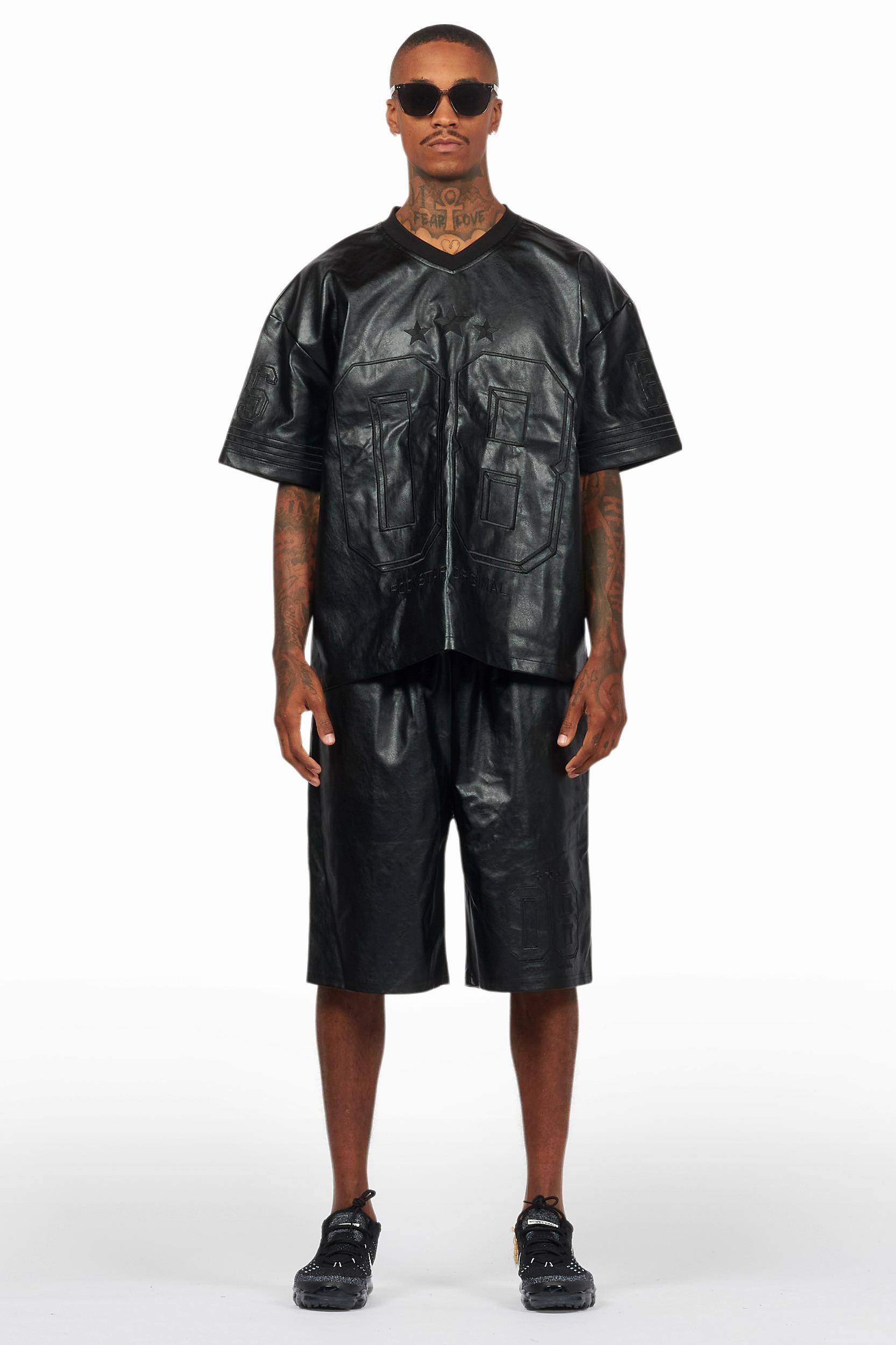 Antosha Black T-Shirt/Short Set Male Product Image