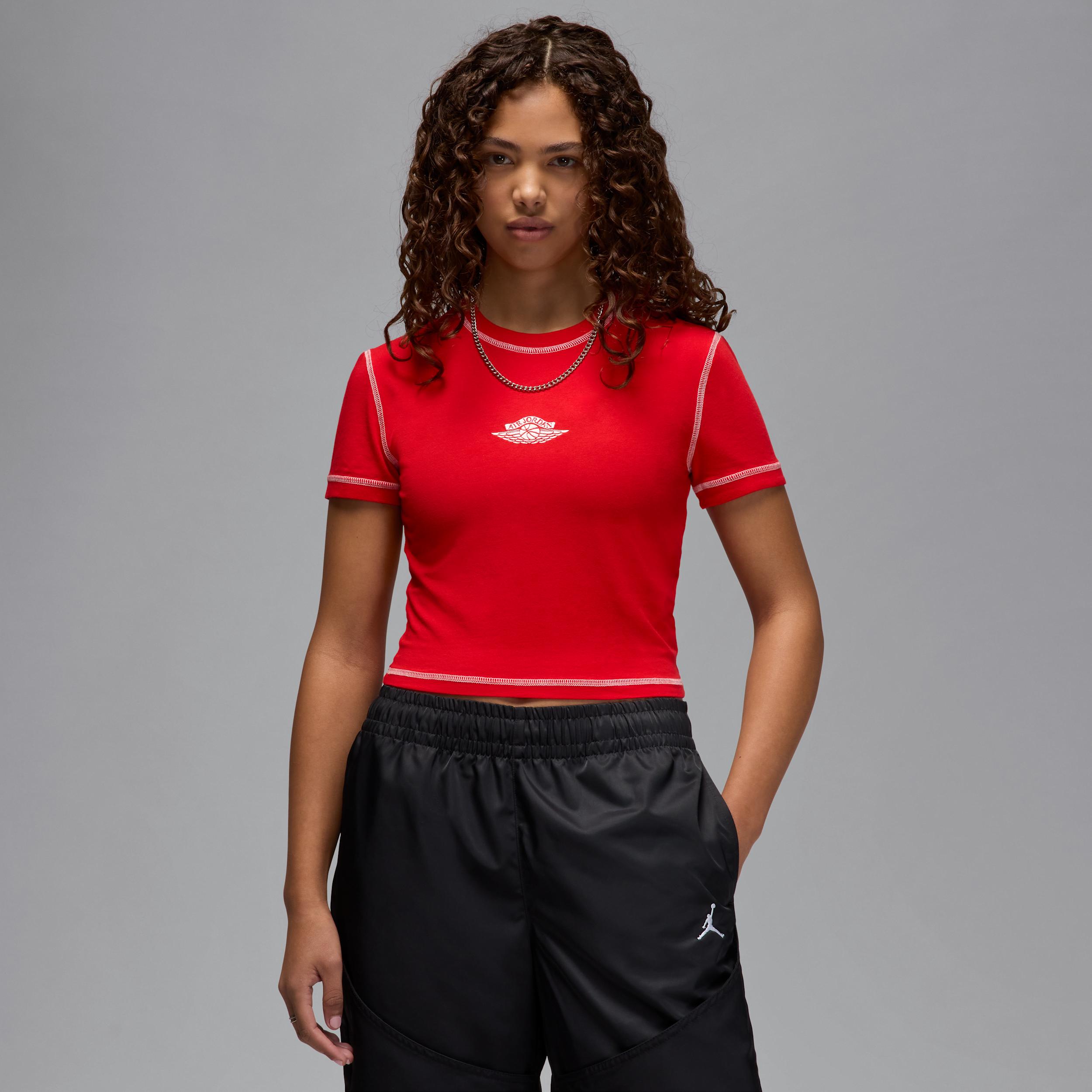 Jordan Rare Air Women's Cropped Short-Sleeve T-Shirt Product Image