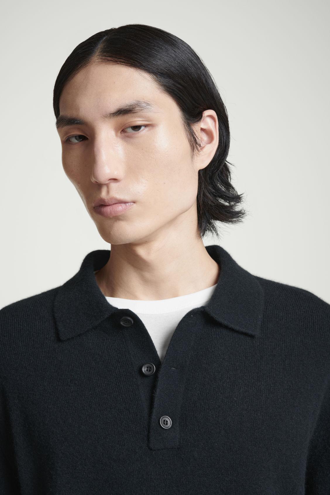 PURE CASHMERE POLO SHIRT Product Image