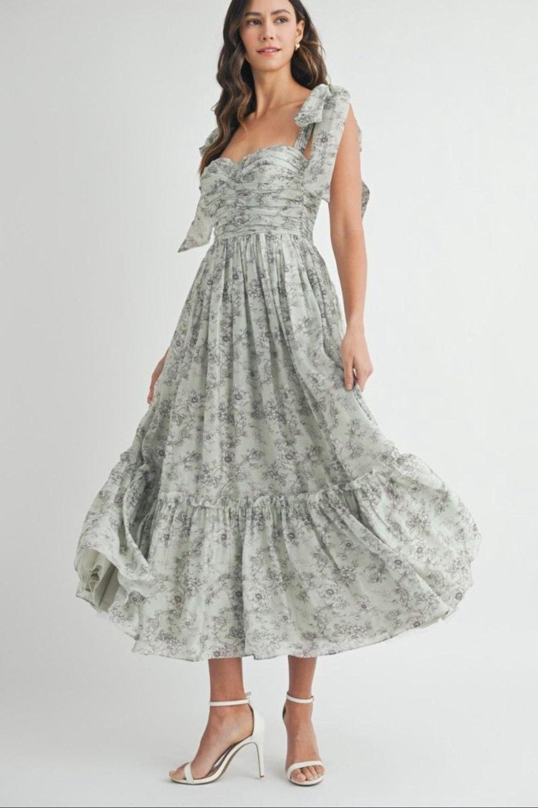 Floral Chiffon Dress Product Image