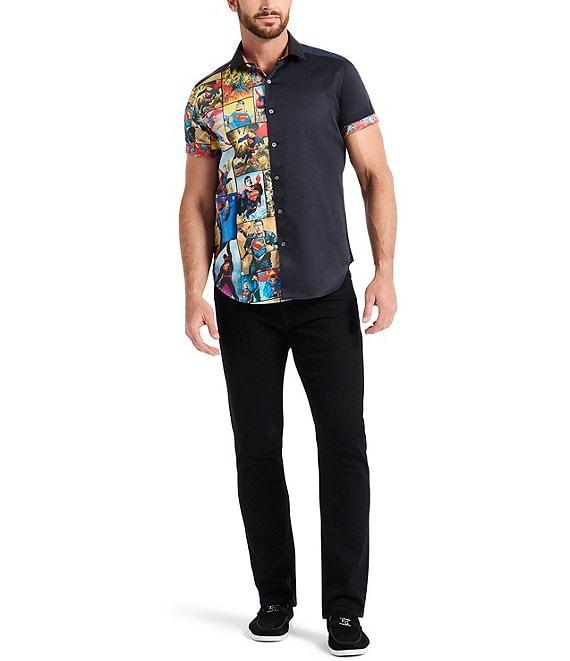 Robert Graham Superman X Robert Graham My Hero Short Sleeve Woven Shirt Product Image