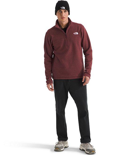 The North Face Textured Cap Rock Long Sleeve 1/4 Zip Pullover Product Image