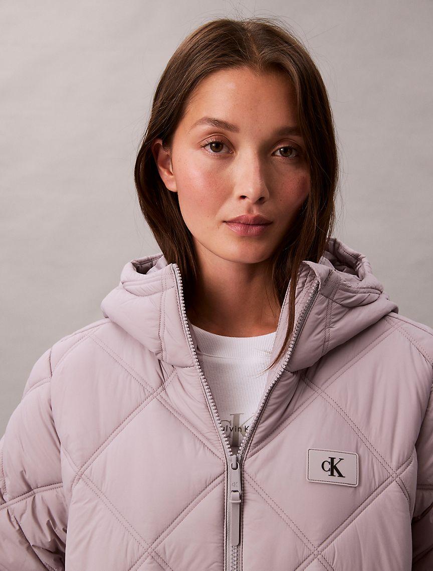 Long Hooded Puffer Jacket Product Image