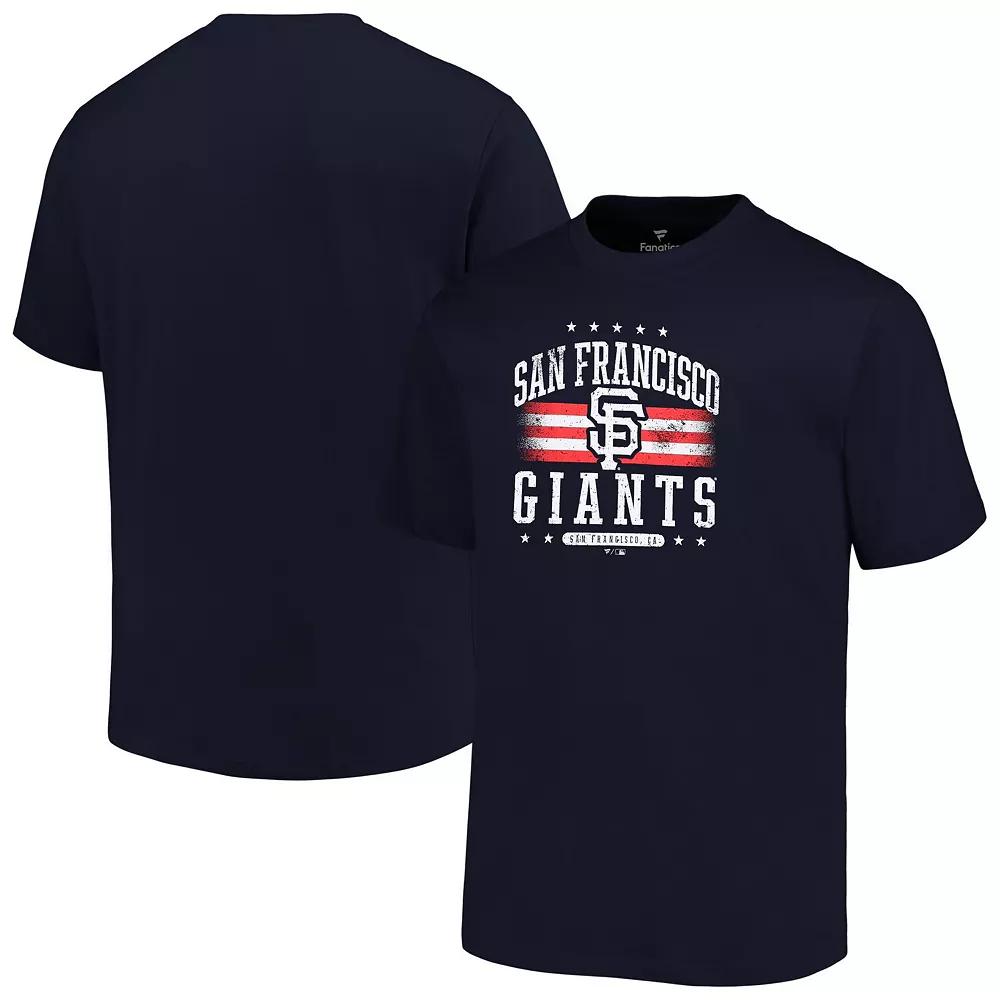 Men's Profile Navy San Francisco Giants Big & Tall Americana T-Shirt,  Product Image