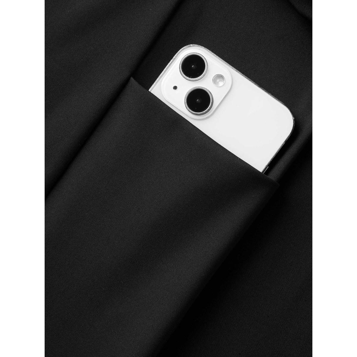 Plus Size Wide Stretchy Waist Flared Midi Skirt Women Black Leisure Loose Medium stretch Side seam pocket Casual Skirts BloomChic 10/M Product Image