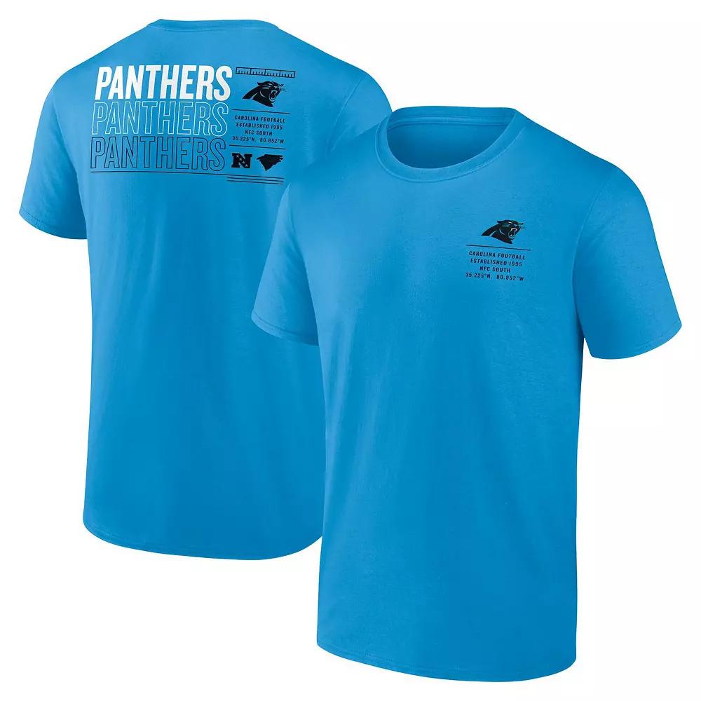 Men's Fanatics Blue Carolina Panthers Repeat Stats T-Shirt,  Product Image