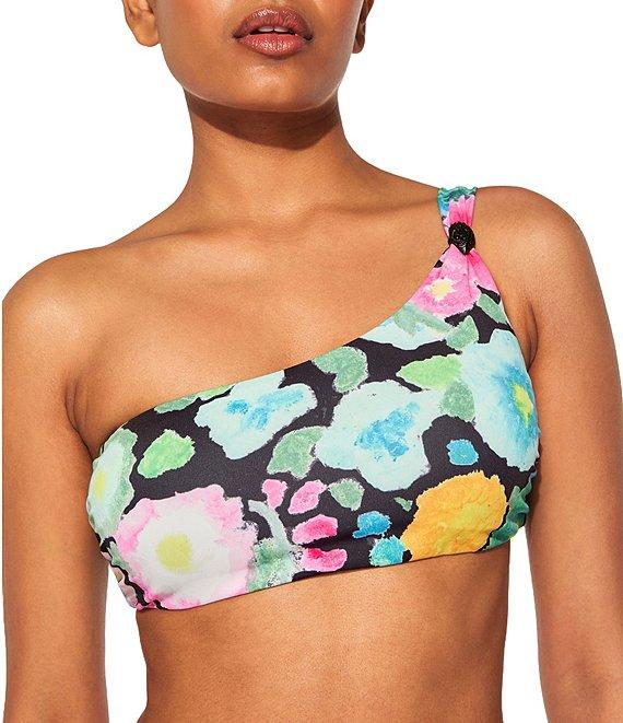 Kurt Geiger London Kensington Floral Print Scoop Waist Bikini Brief Swim Bottom Product Image