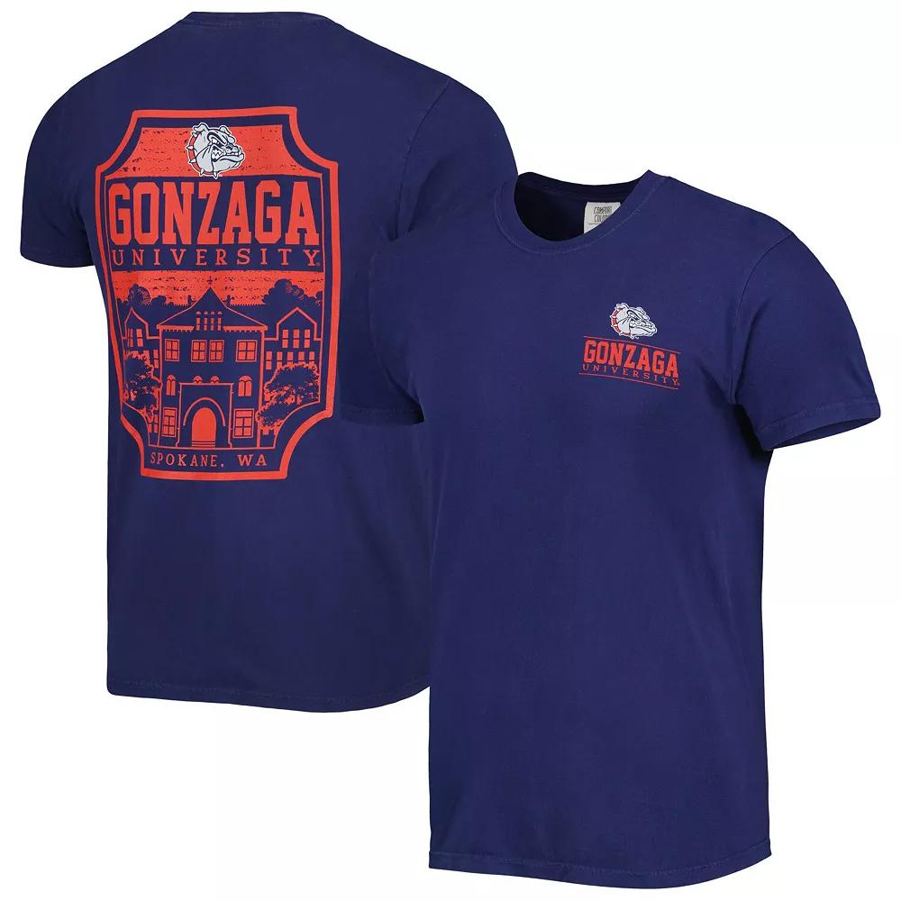 Men's Navy Gonzaga Bulldogs Logo Campus Icon T-Shirt,  Product Image