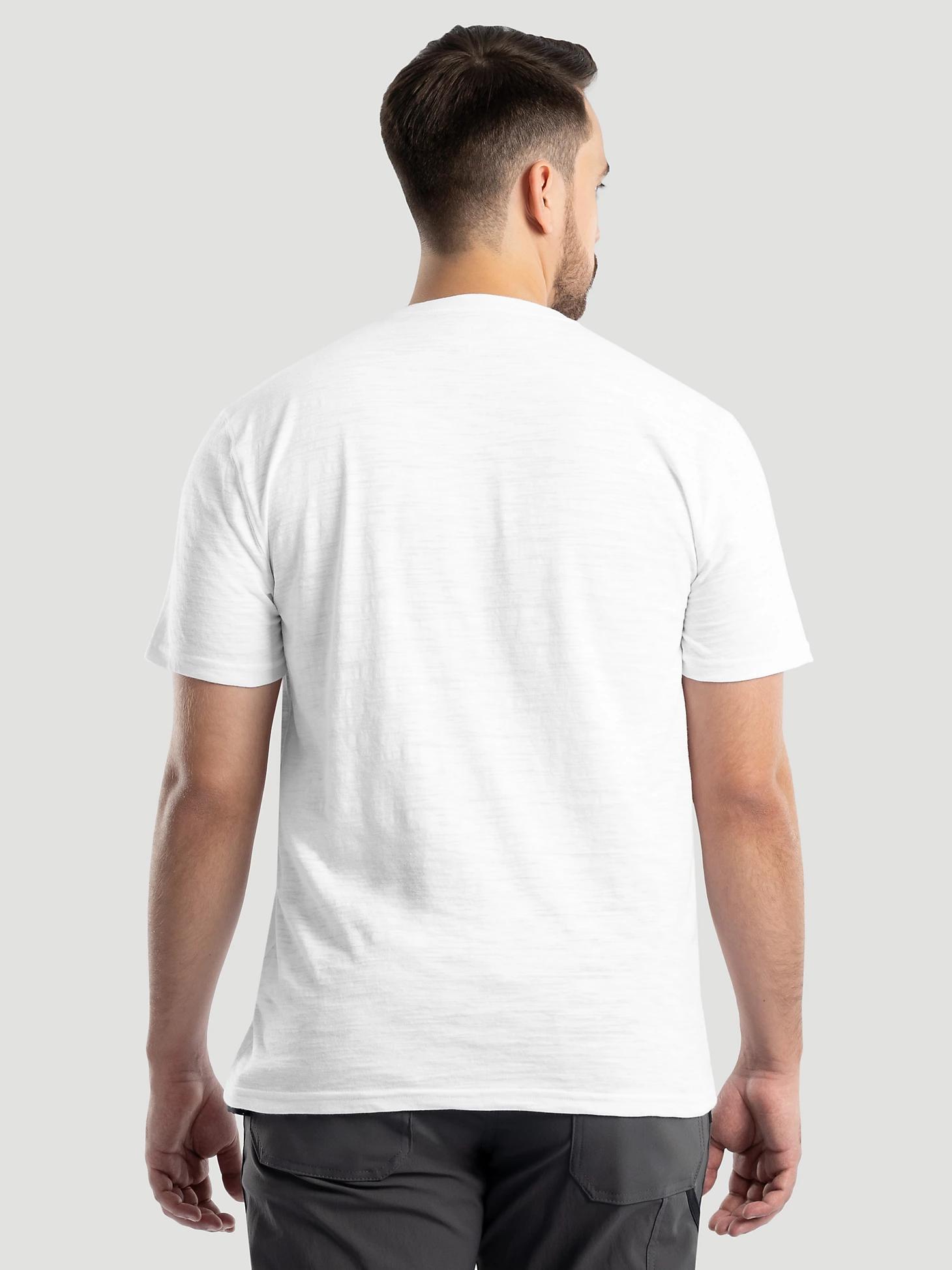 Men's Slub Knit Henley in Bright Product Image