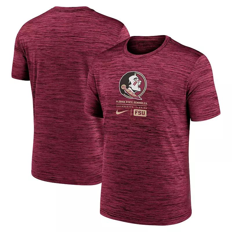 Men's Nike Charcoal Georgia Bulldogs Campus Center Block Velocity Performance T-Shirt,  Product Image