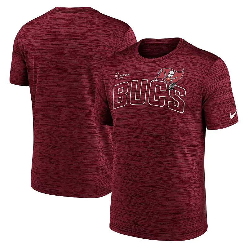 Men's Nike Red Tampa Bay Buccaneers Velocity Arch Performance T-Shirt,  Product Image