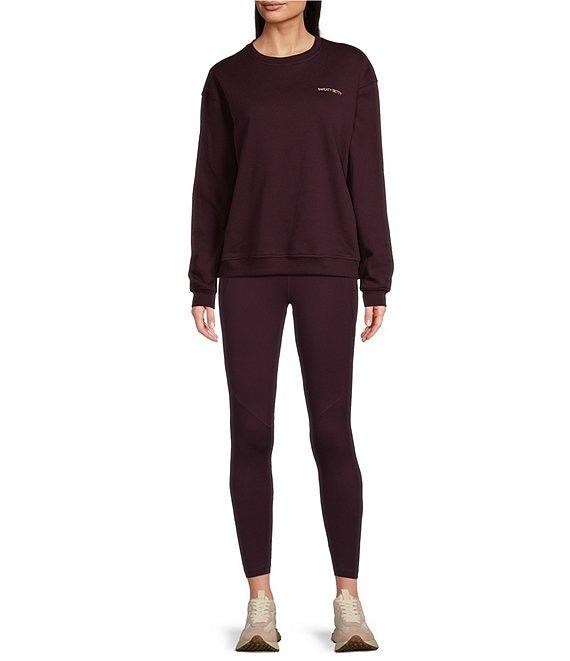Sweaty Betty Revive Crew Neck Long Sleeve Pullover Sweatshirt Product Image