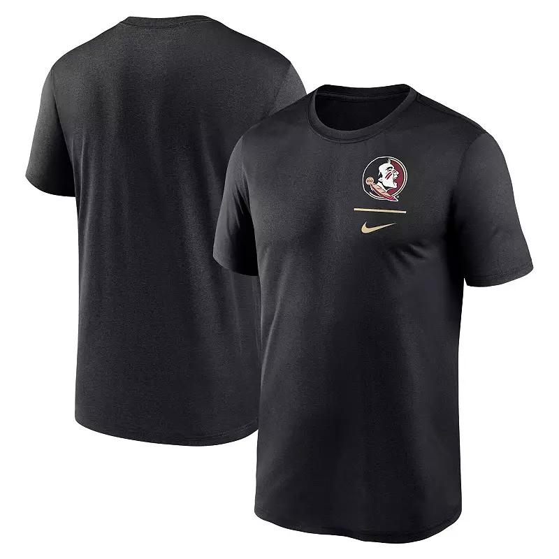 Men's Nike Black Florida State Seminoles Primary Logo Legend Performance T-Shirt, Size: 2XL Product Image