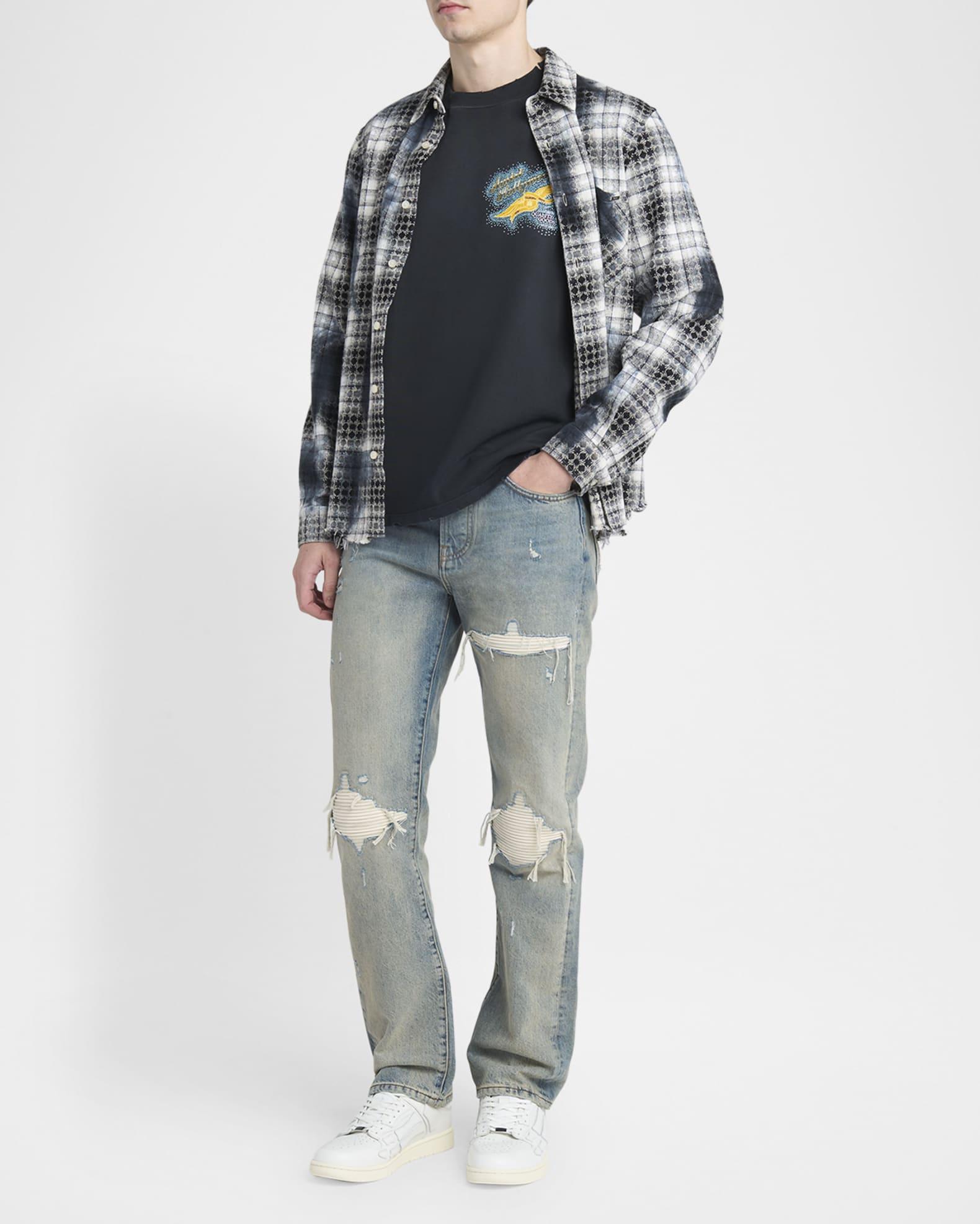 Men's Crystal Amiri Wings T-Shirt Product Image