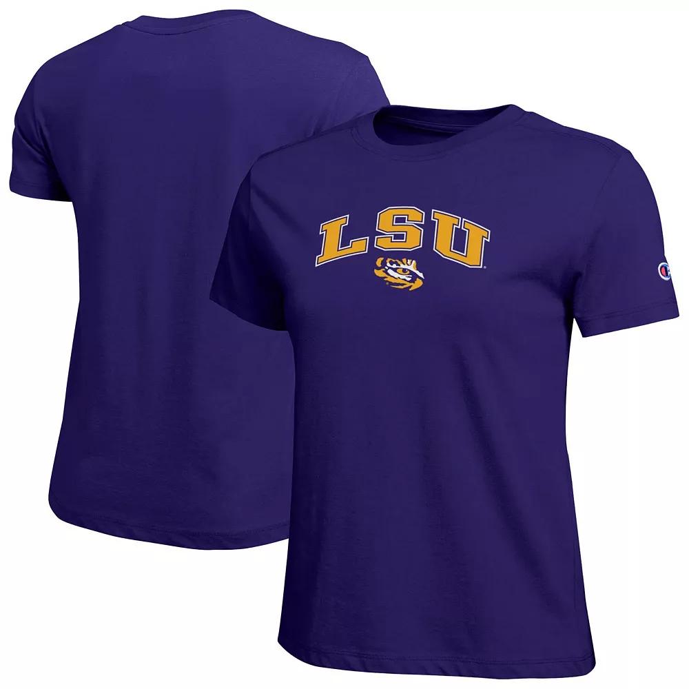 Women's Champion Navy UConn Huskies Arched Over Logo T-Shirt,  Product Image