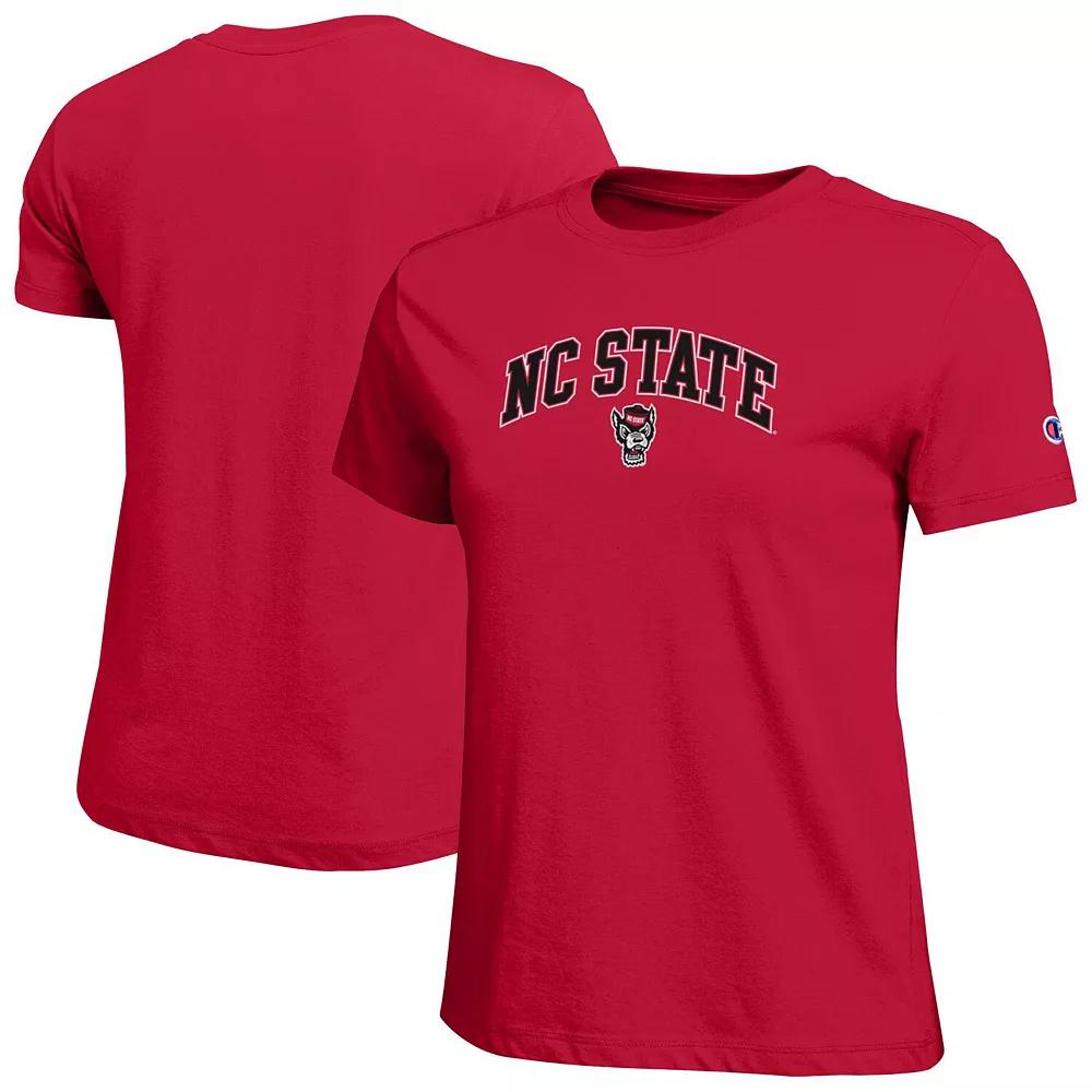 Women's Champion Navy Arizona Wildcats Arched Over Logo T-Shirt,  Product Image