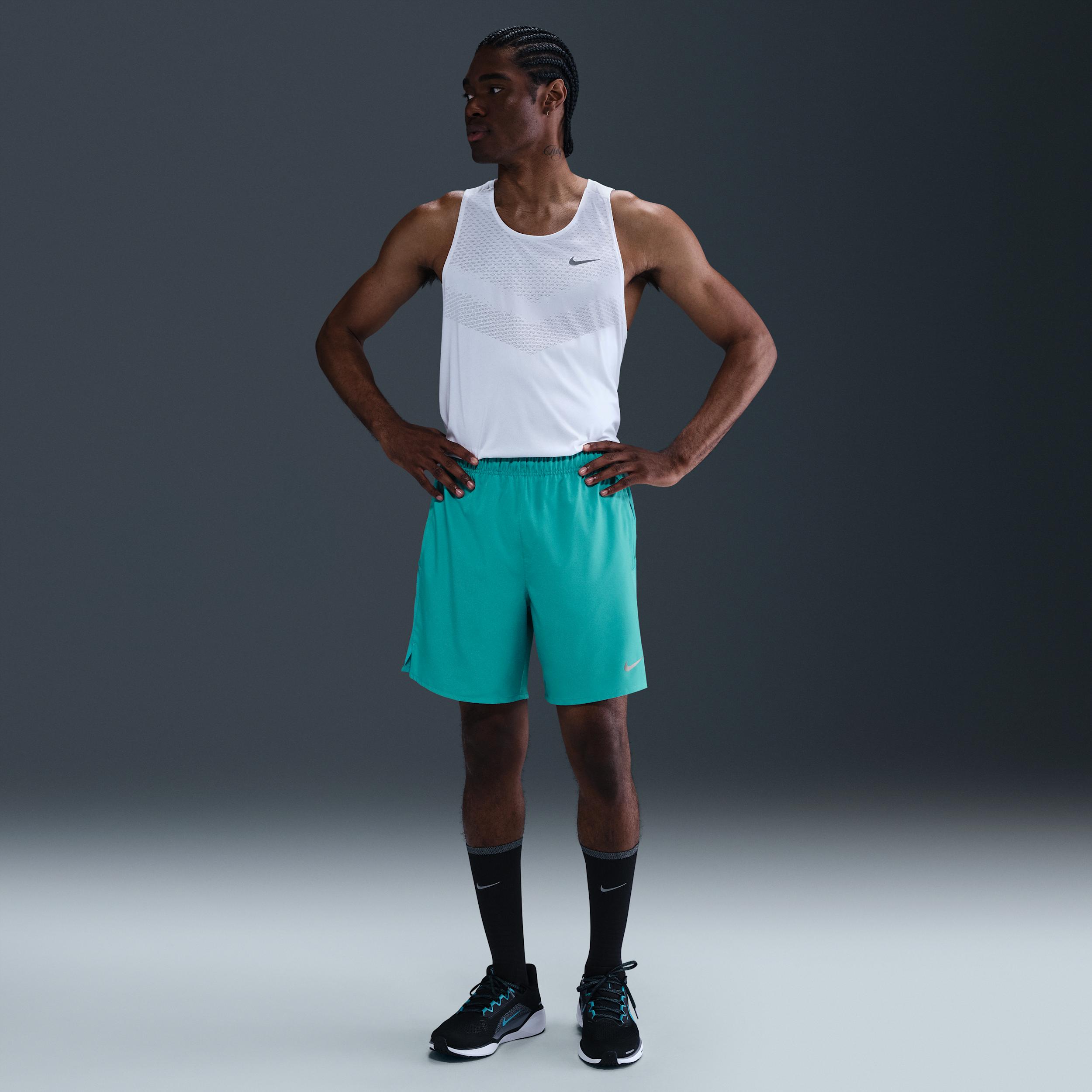 Nike Mens Challenger Dri-FIT 7 2-in-1 Running Shorts | DV9357-345 Product Image