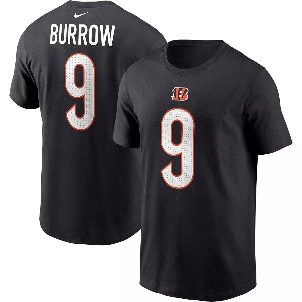 Men's Nike Joe Burrow Black Cincinnati Bengals Player Name & Number T-Shirt, Size: Medium Product Image