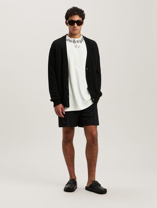 BACK CURVED LOGO TRACK SHORTS BLACK - OF Product Image