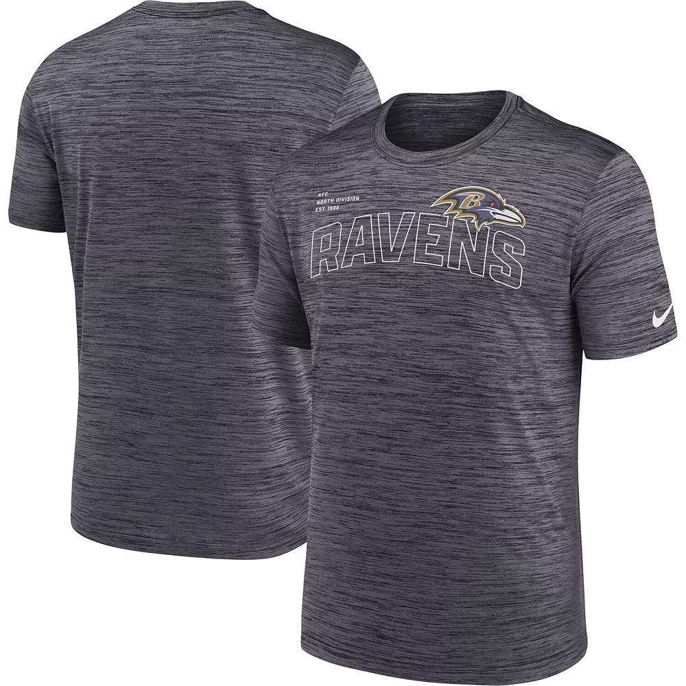Men's Nike Black Baltimore Ravens Velocity Arch Performance T-Shirt,  Product Image