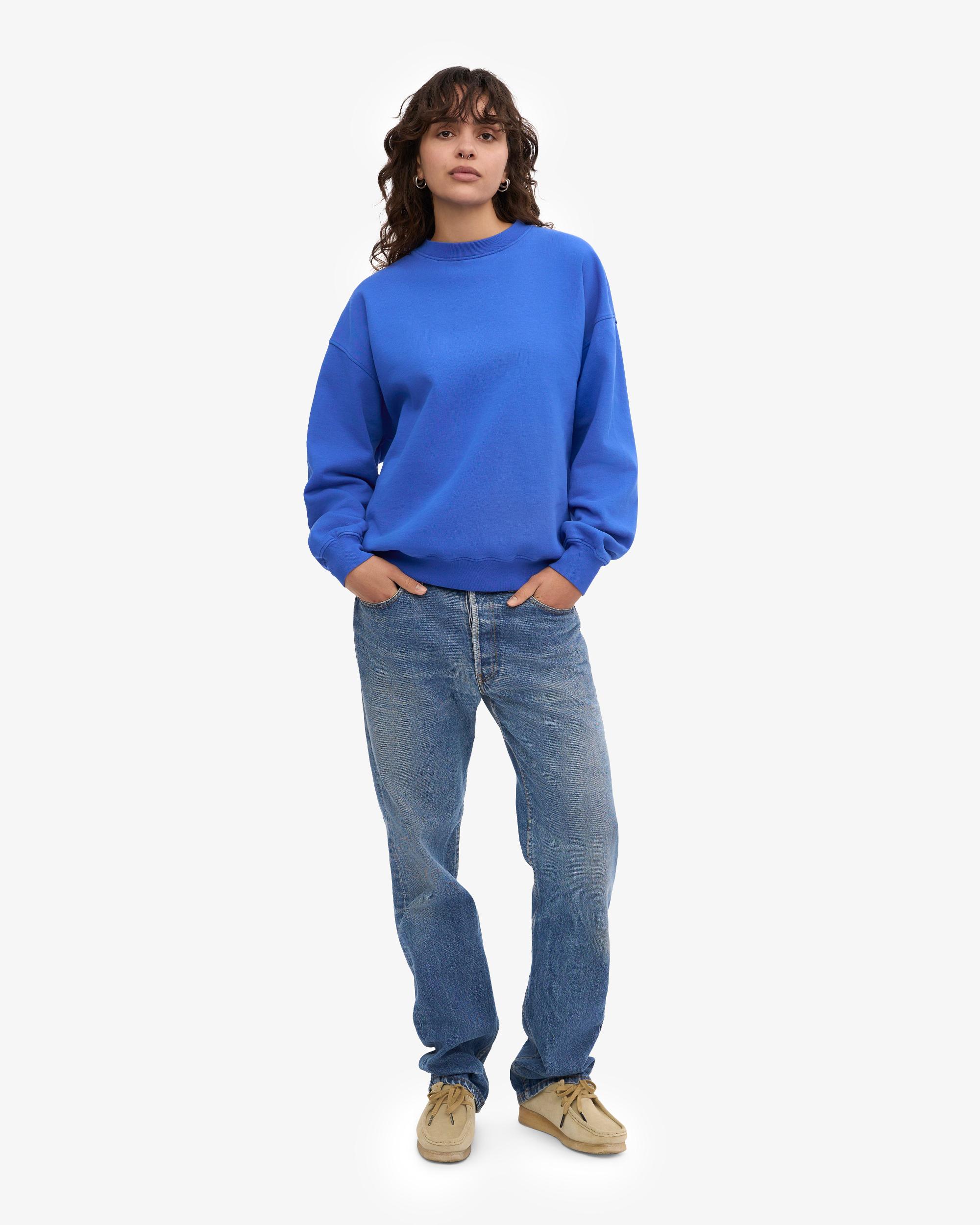 Organic Oversized Crew - Hunter Green Product Image