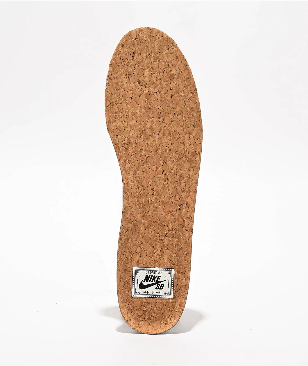 Nike SB Zoom Janoski OG+ Black & White Skate Shoes Product Image