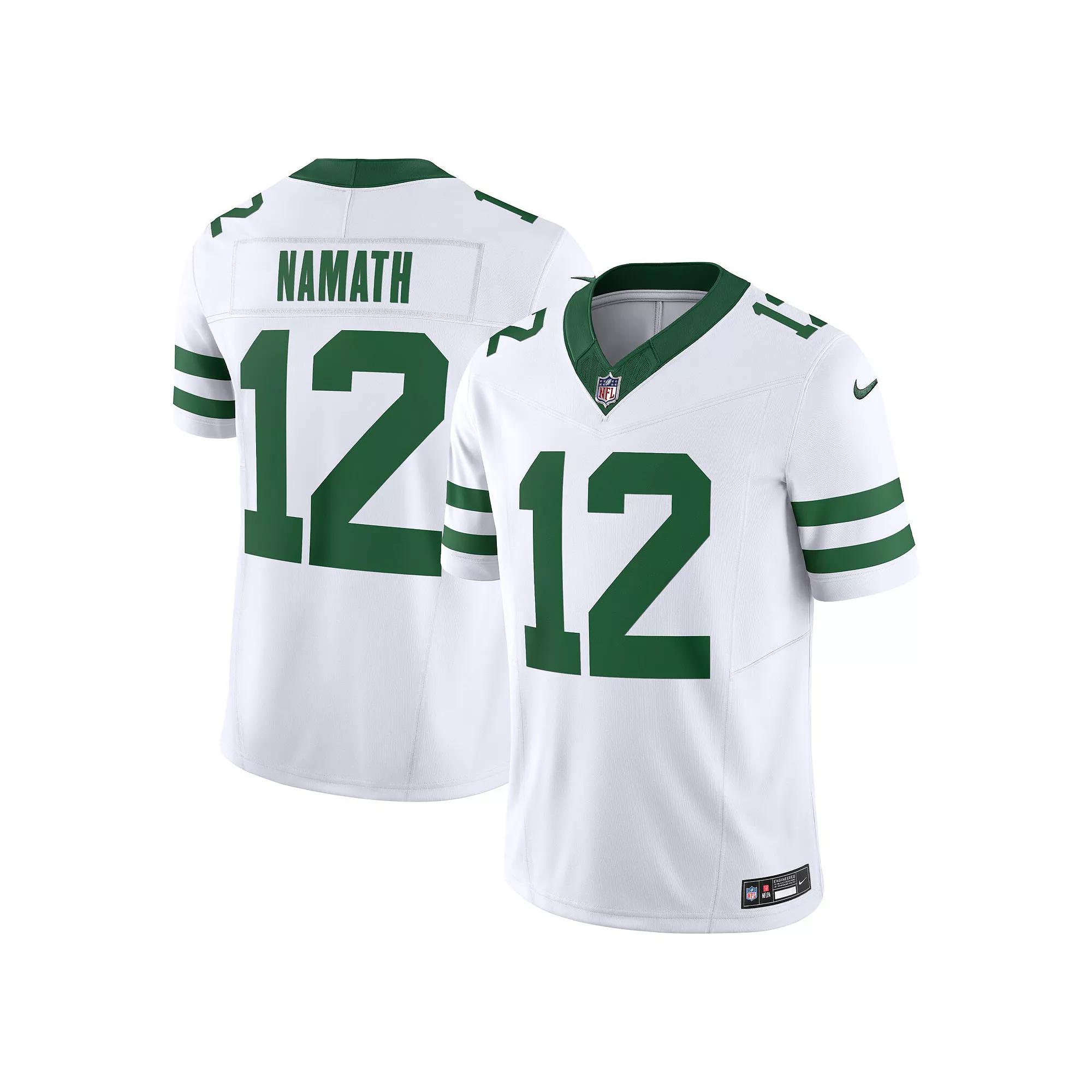 Men's Nike Joe Namath Legacy White New York Jets Vapor F.U.S.E. Limited Jersey, Size: XL Product Image