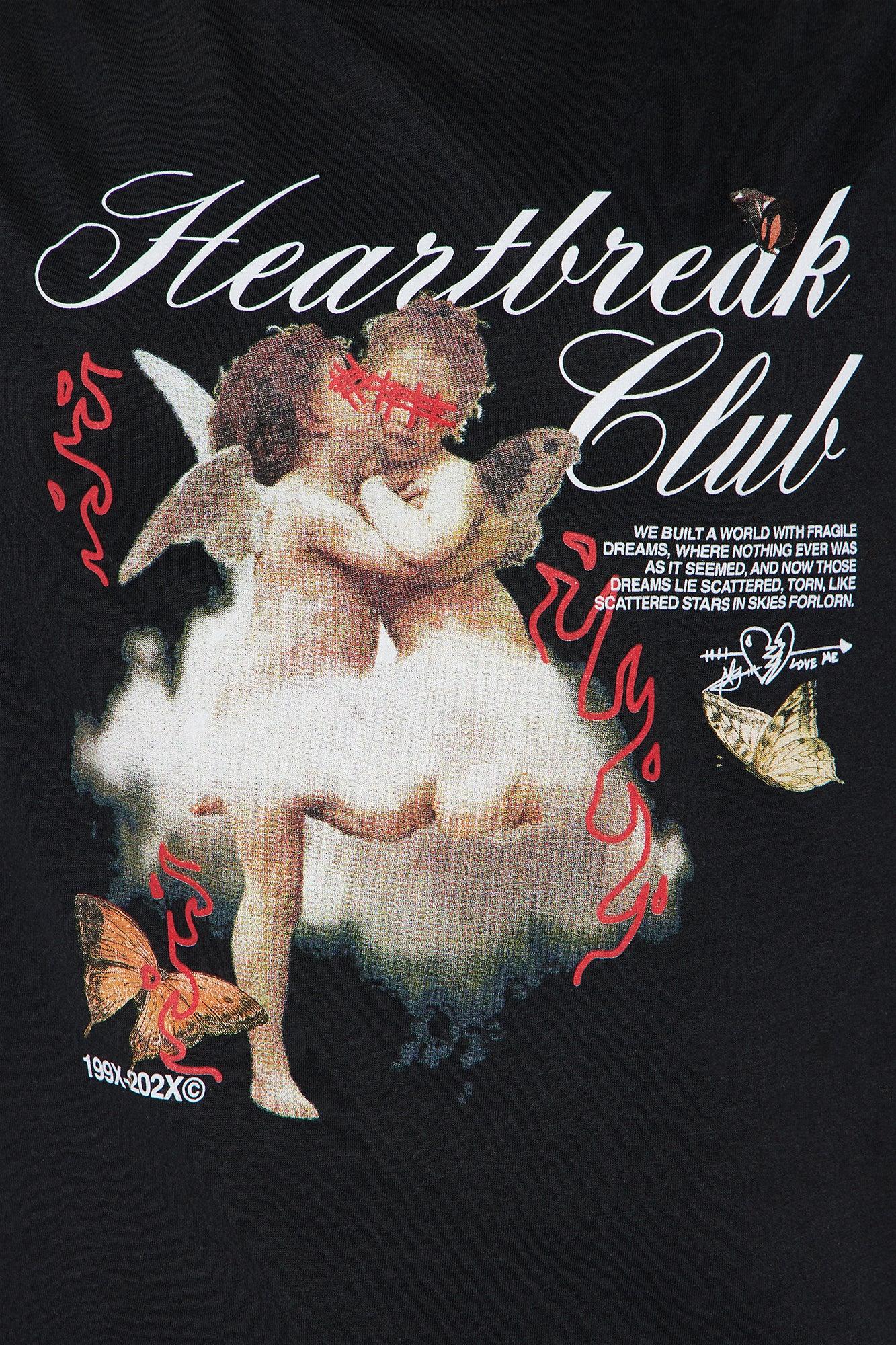 Heartbreak Club Oversized Tee - Black Product Image