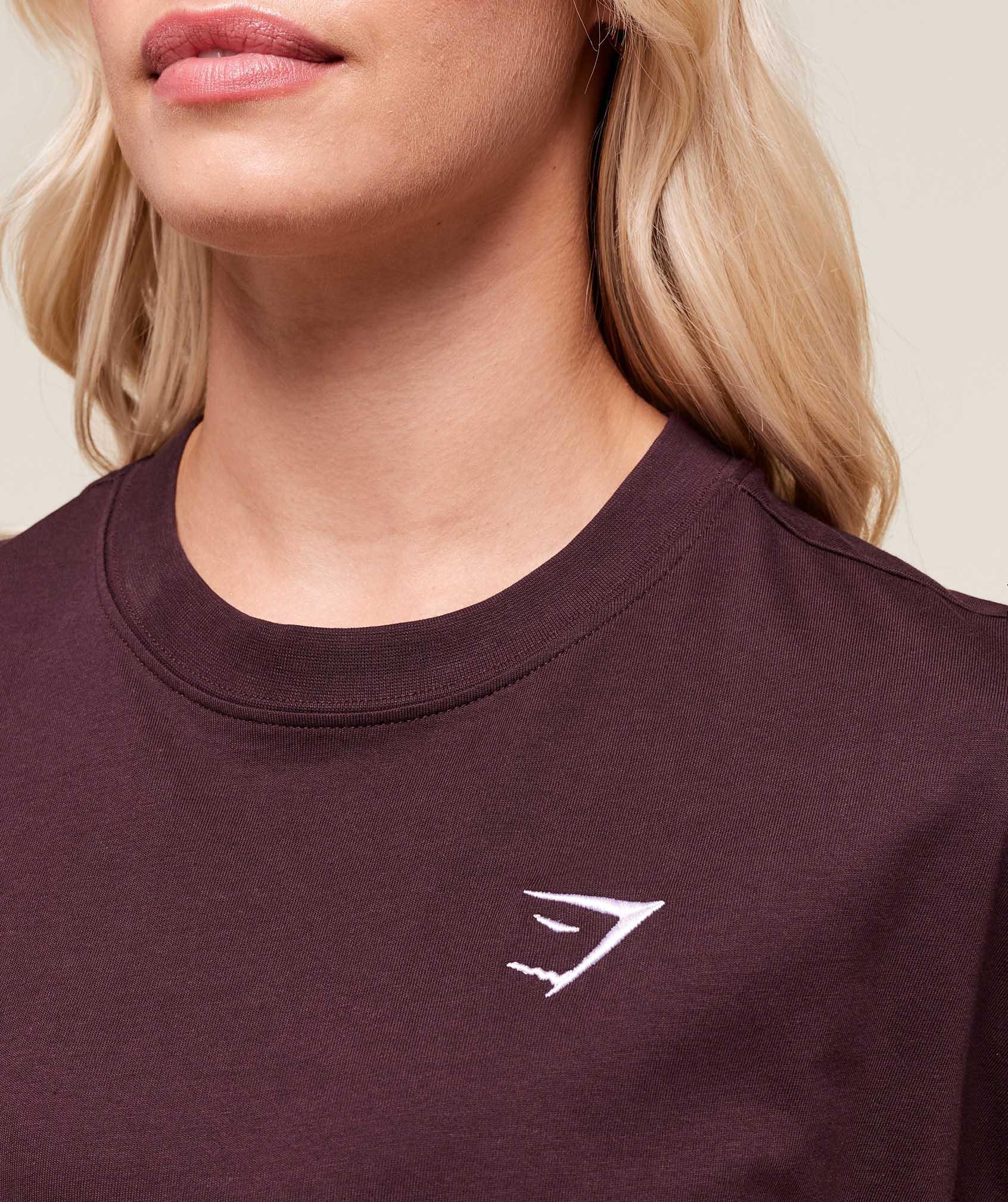 Gymshark Training Oversized T-Shirt - Cherry Purple Female Product Image