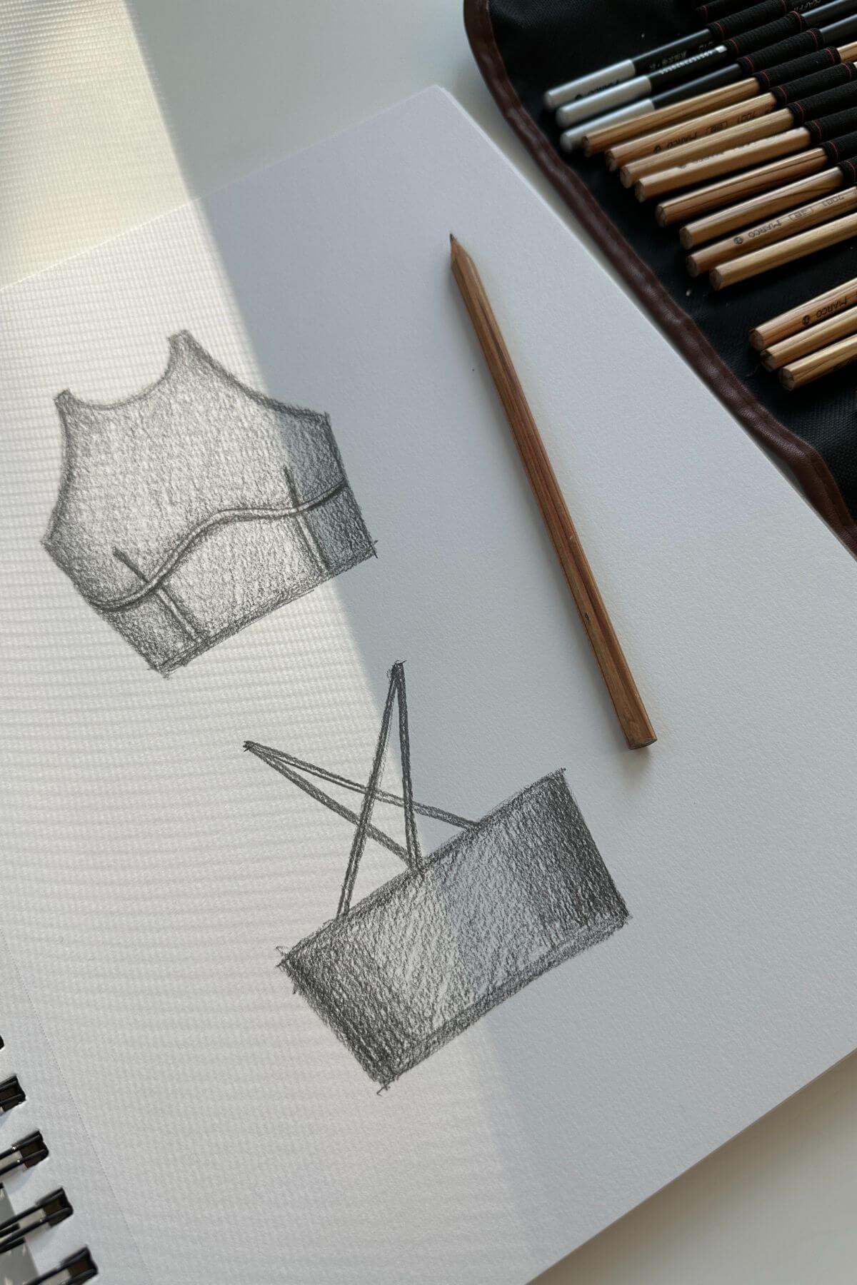 Cleo Corset Crop Bralette - Black Product Image