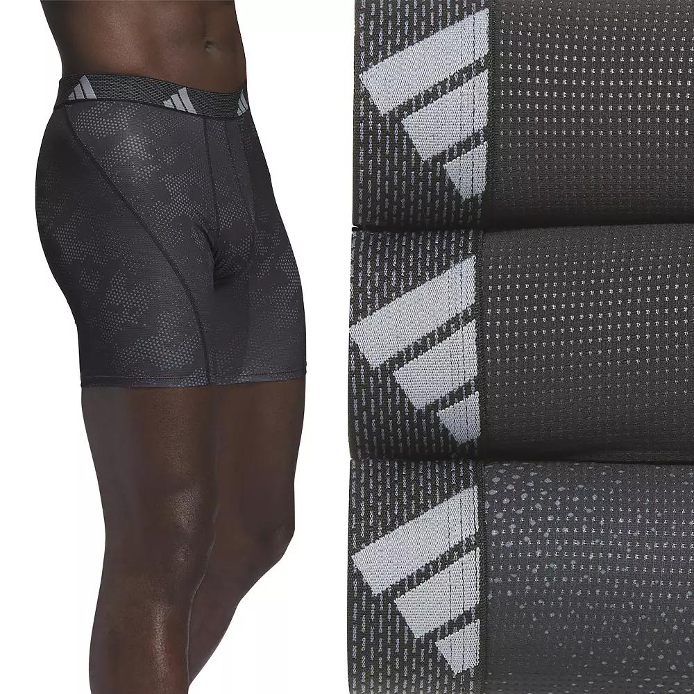 Men's adidas 3-pack Performance Mesh Graphic Boxer Briefs,  Product Image