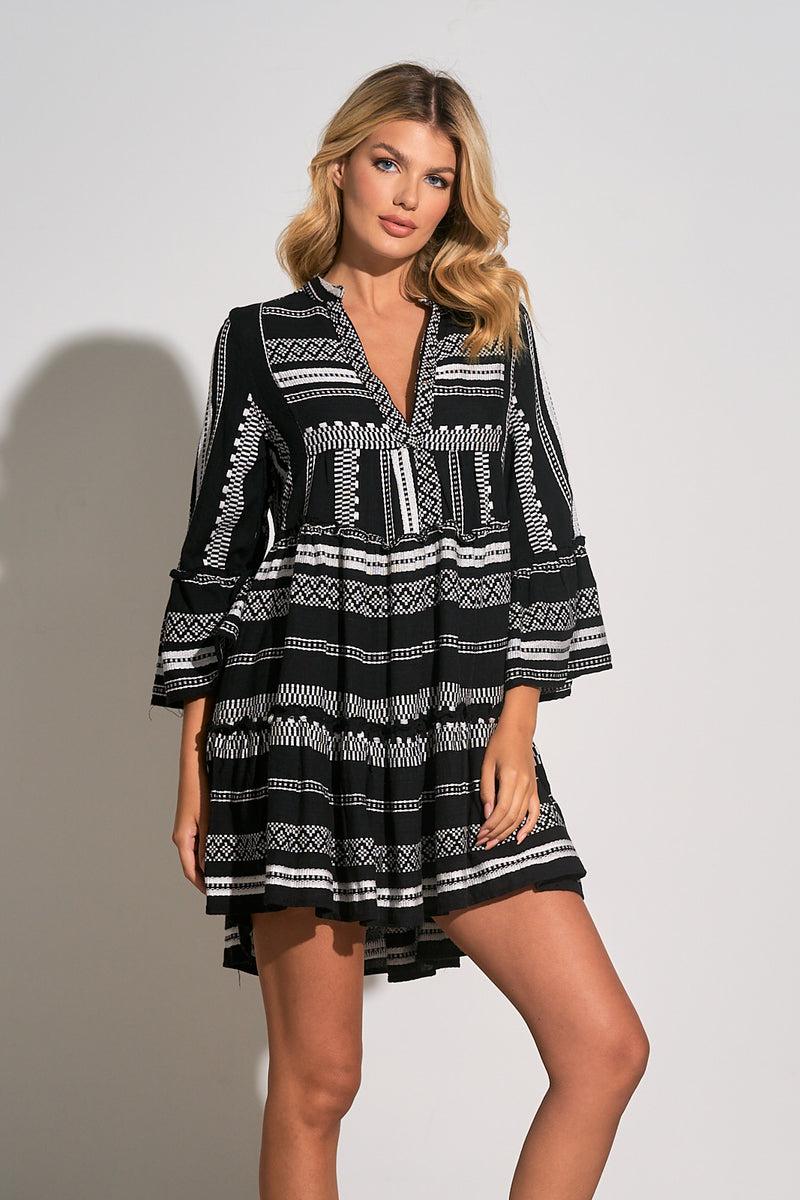 Tribal Tiered Dress Product Image