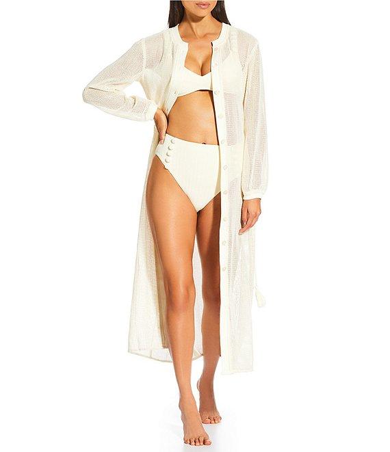 Antonio Melani x M.G. Style Salty Sands Crochet Maxi Dress Swim Cover Up Product Image