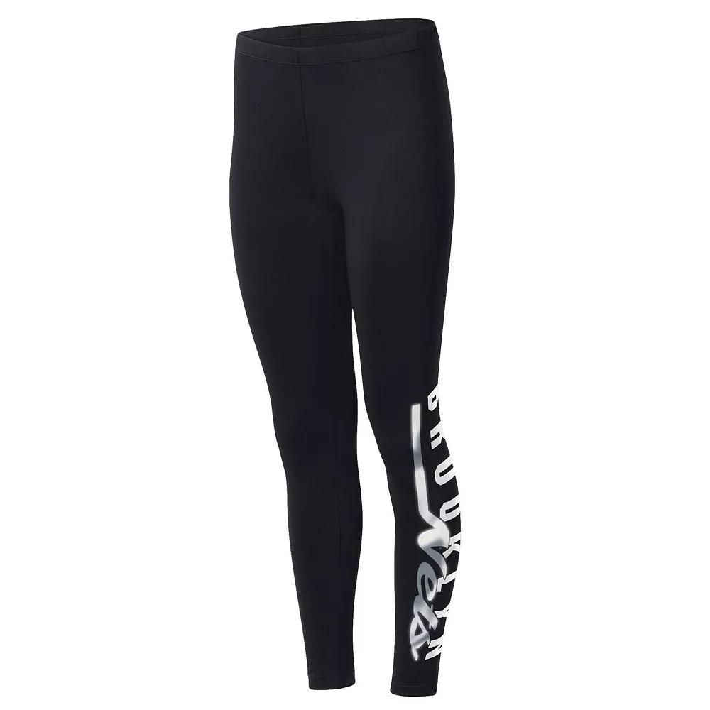 Women's G-III 4Her by Carl Banks Black Brooklyn Nets Jump Shot Leggings, Size: Medium Product Image