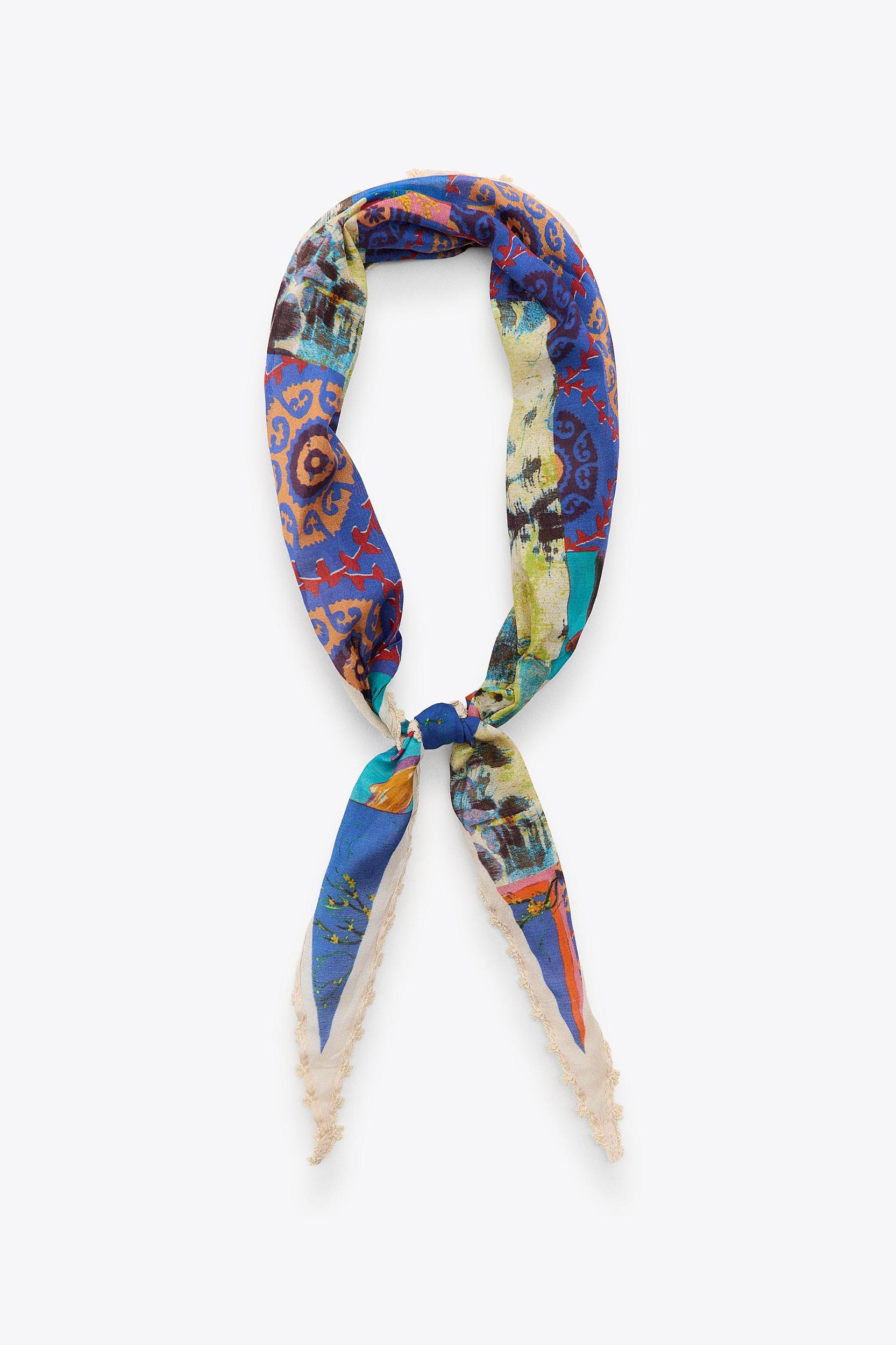 PRINTED TRIM BANDANA Product Image