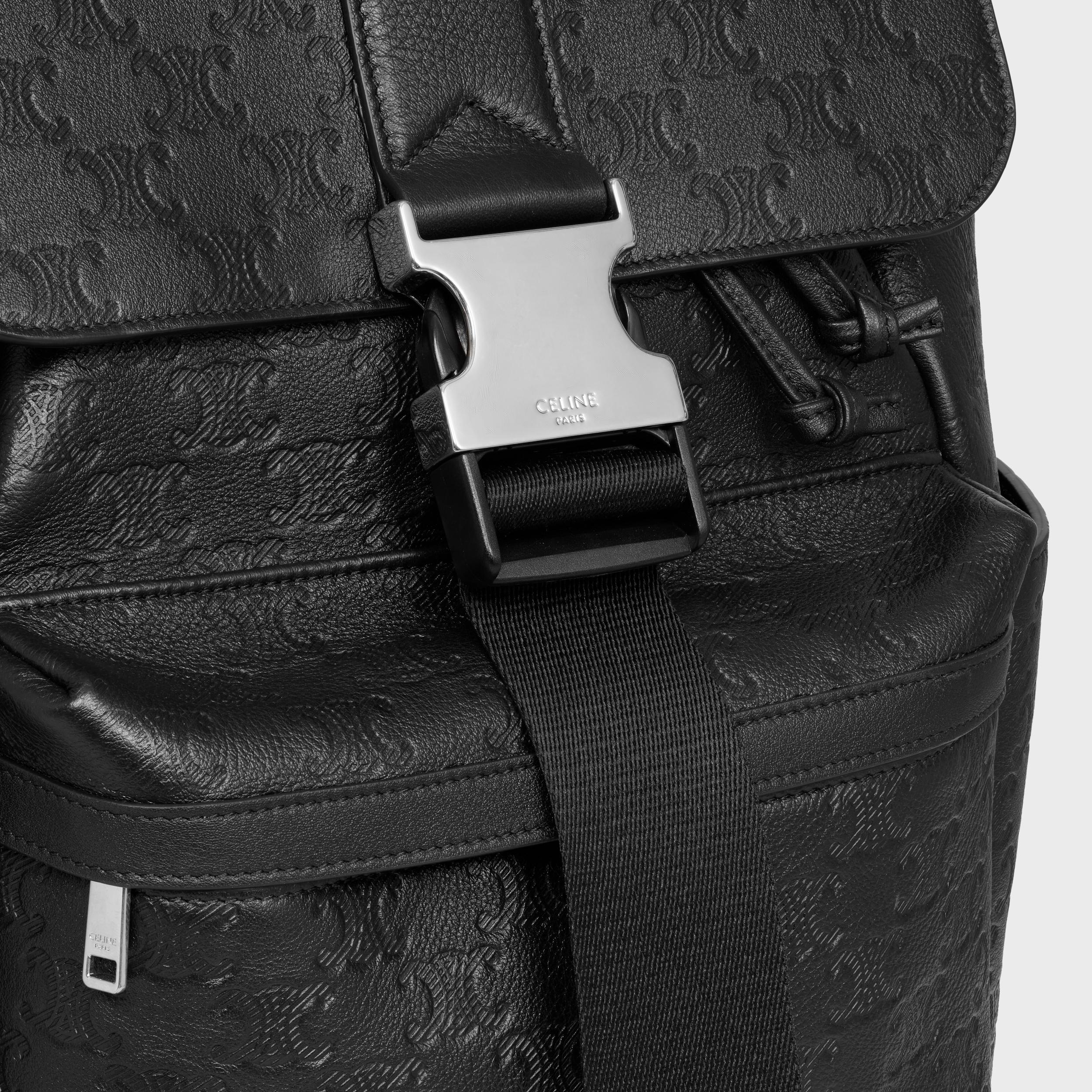 BACKPACK IN CALFSKIN WITH TRIOMPHE EMBOSSED Product Image