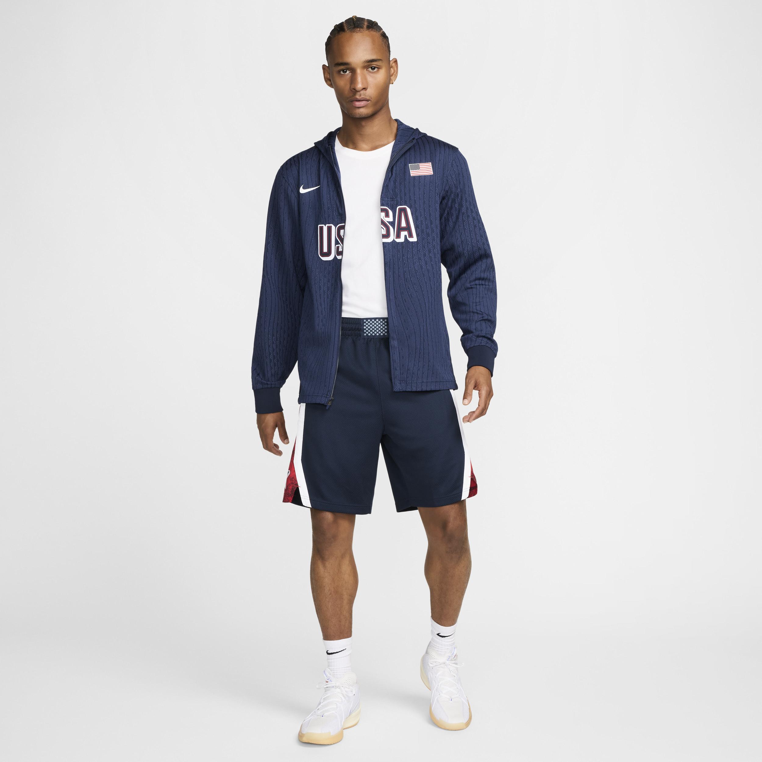 USA Nike Men's Dri-FIT ADV Basketball Game Jacket Product Image