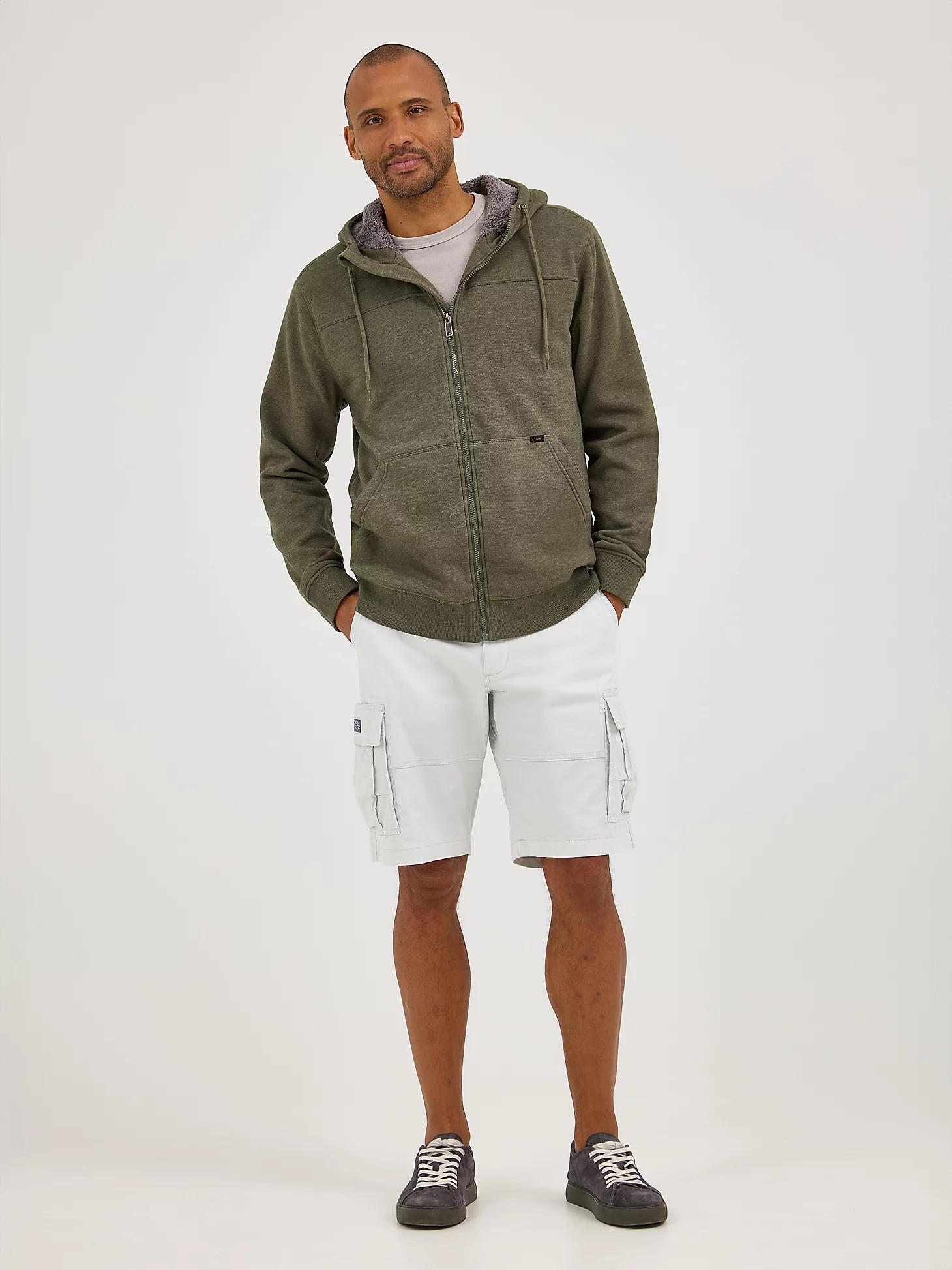 Men's Water Resistant Hooded Sherpa Jacket | Men's Jackets & Outerwear | Lee® Product Image