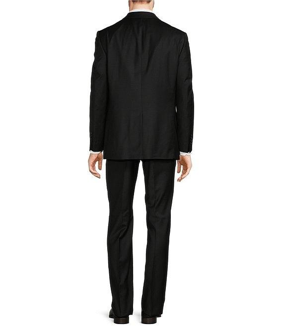 Hickey Freeman Classic Fit Double Pleated Solid 2-Piece Suit Product Image