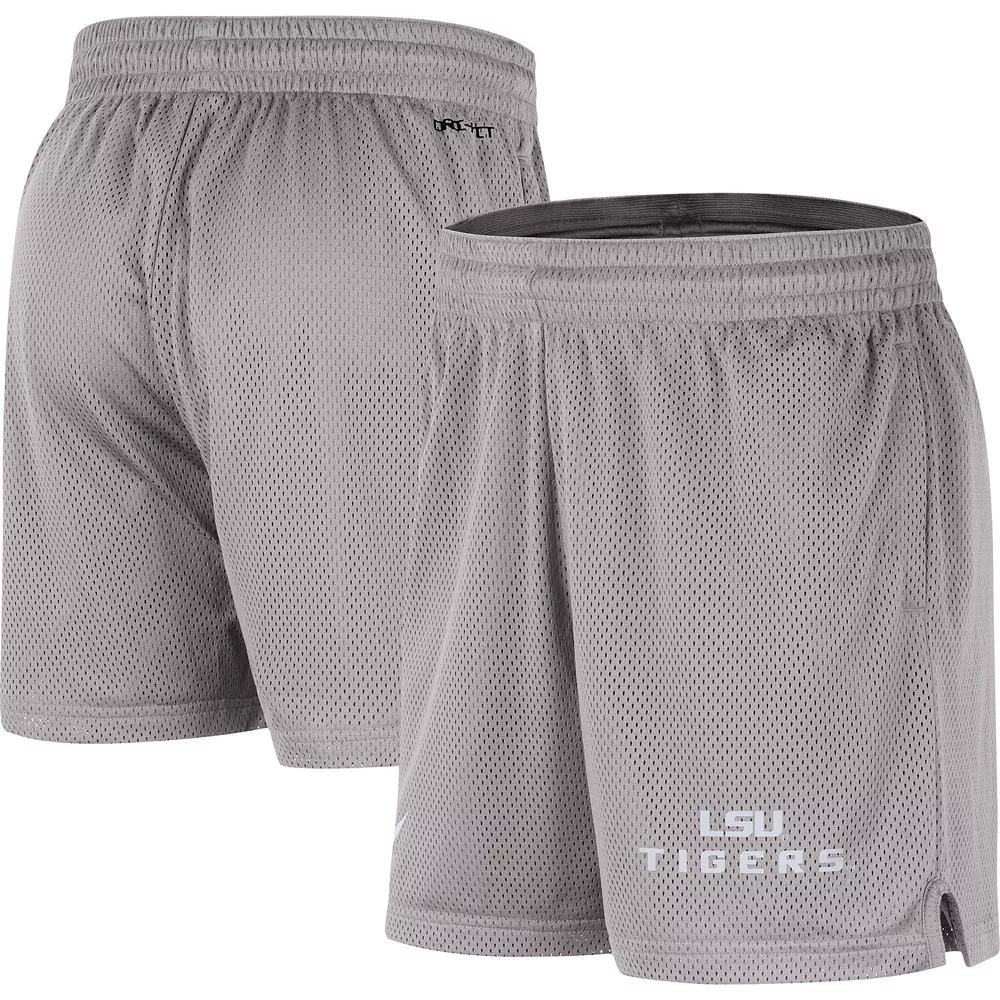 Men's Nike Gray LSU Tigers Mesh Performance Shorts, Size: XL, Grey Product Image