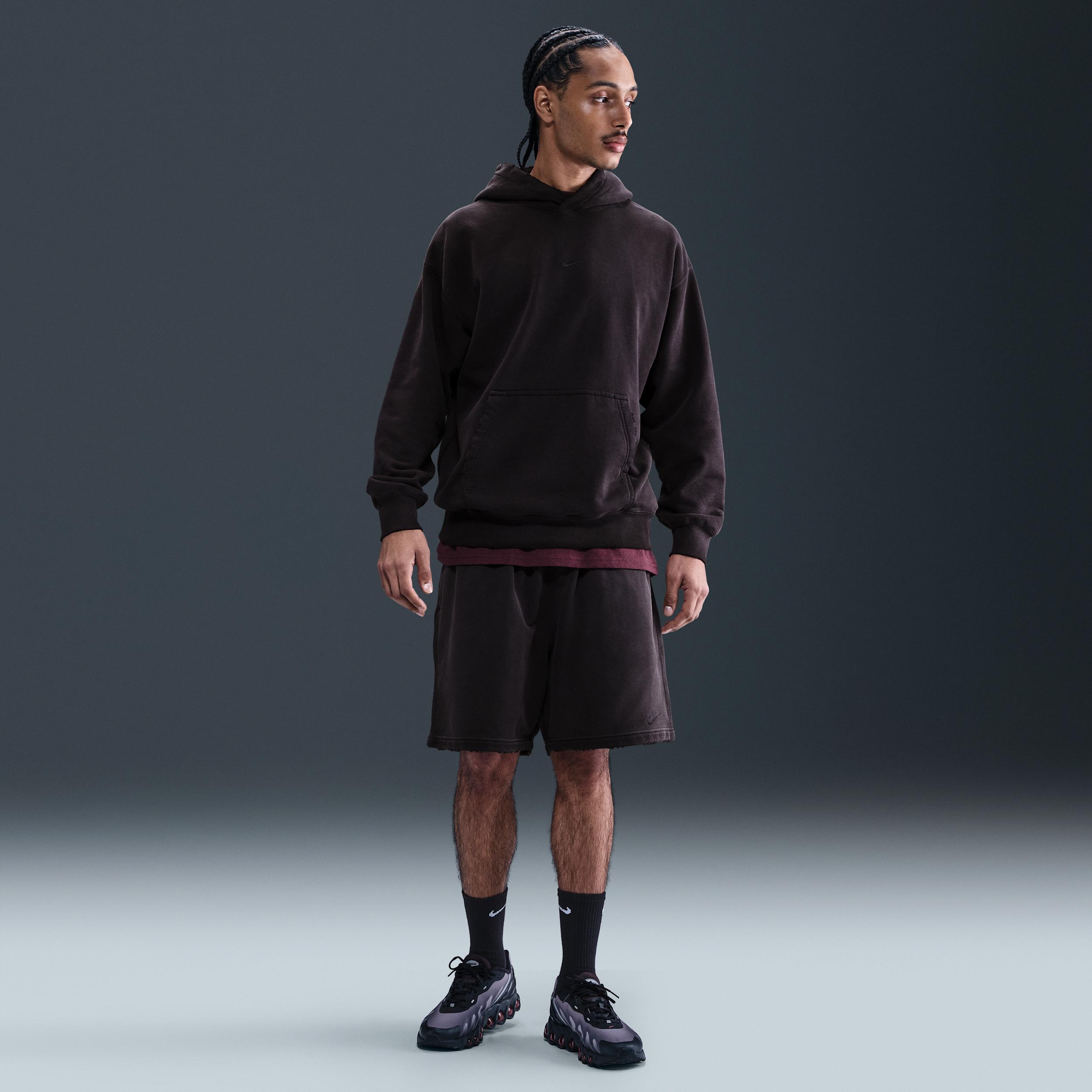 Nike Mens Solo Swoosh French Terry Pullover Hoodie | IB8749-010 Product Image