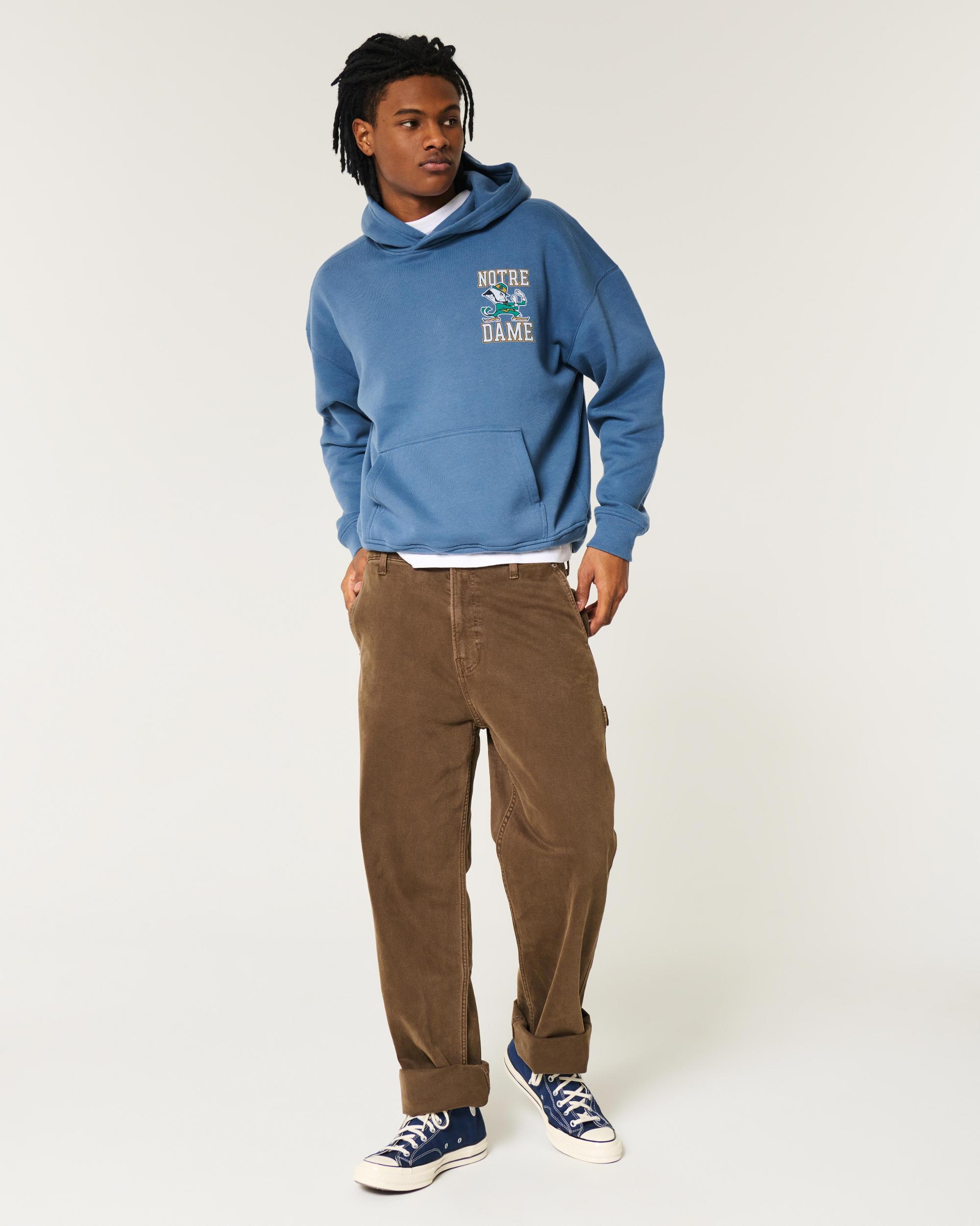 Boxy UConn Graphic Hoodie Product Image