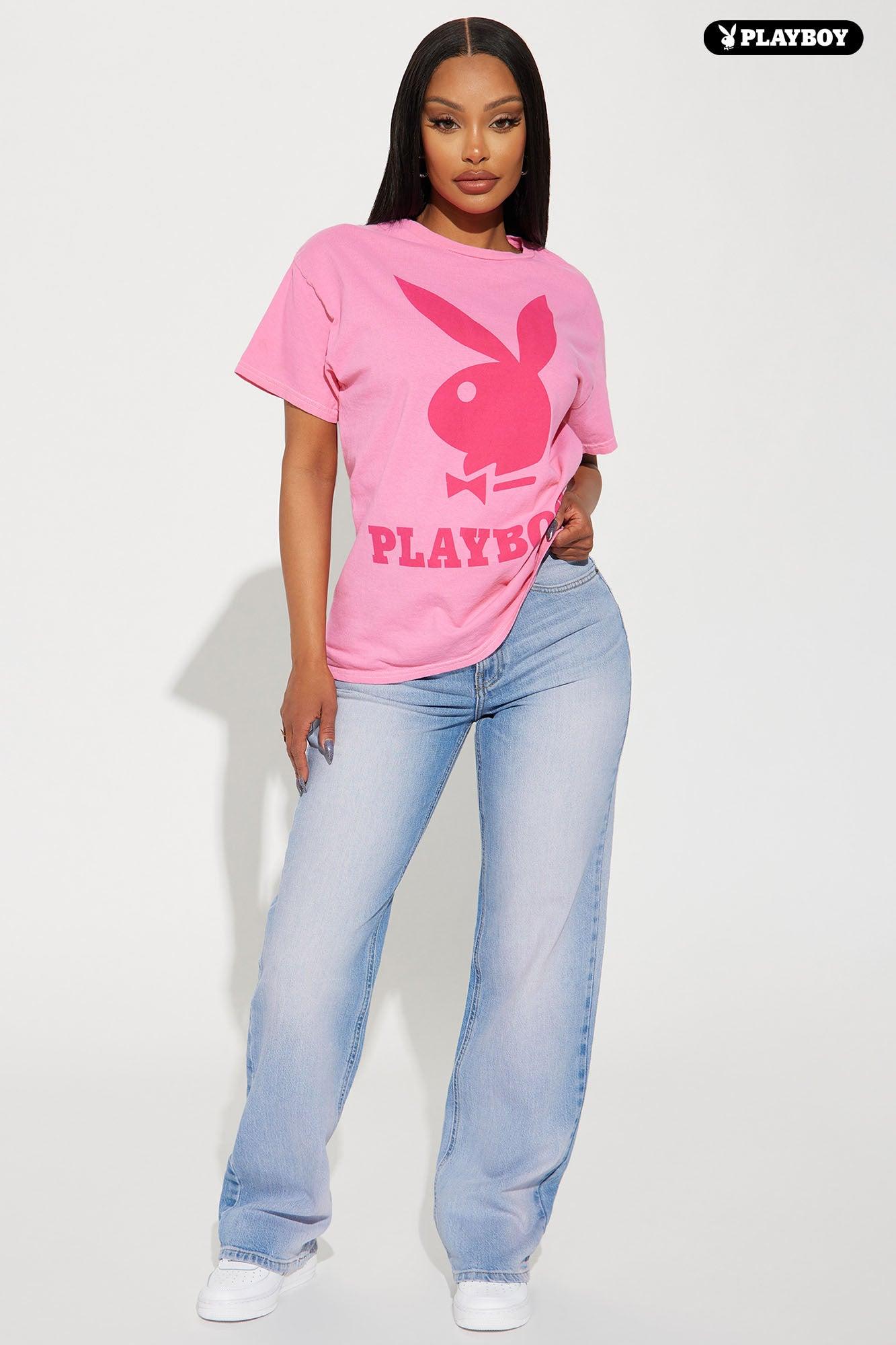 Iconic Playboy Bunny Tee - Hot Pink Product Image