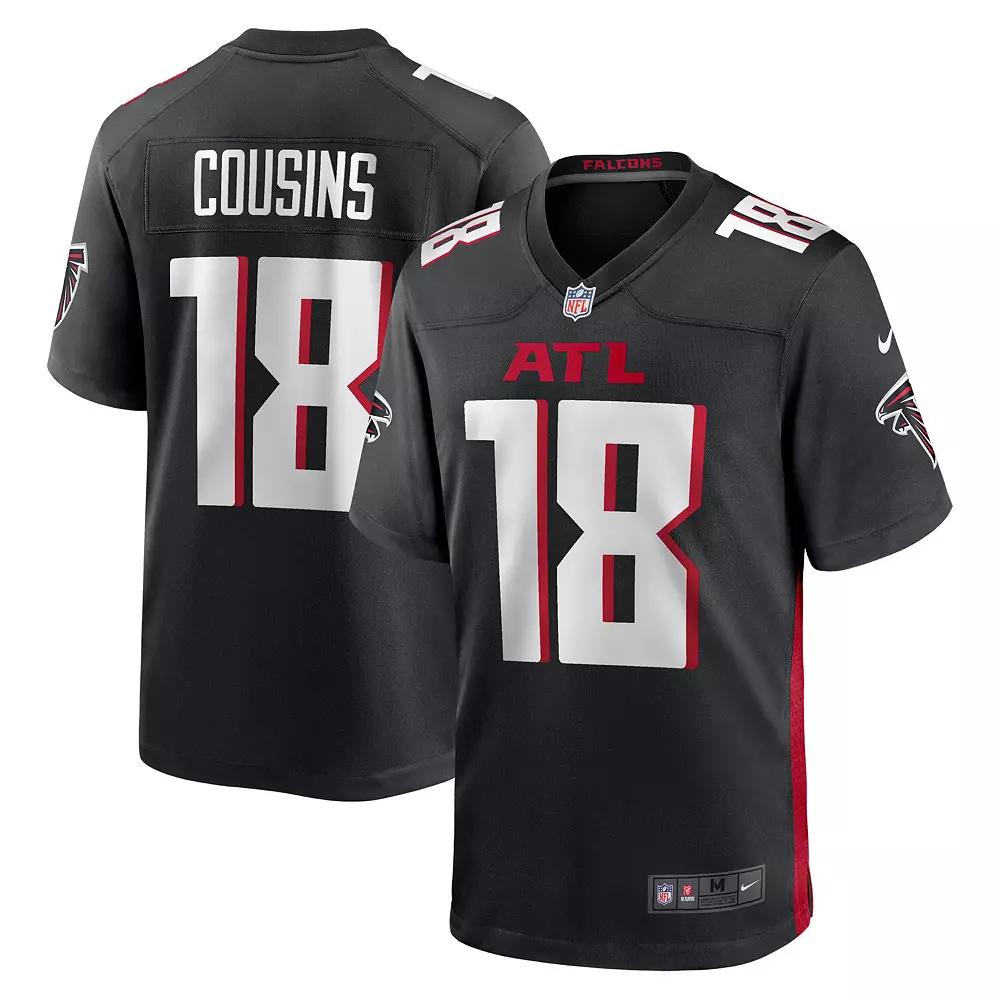 Kirk Cousins Atlanta Falcons Nike Mens NFL Game Football Jersey | 67NMATGH96F-AZ6 Product Image